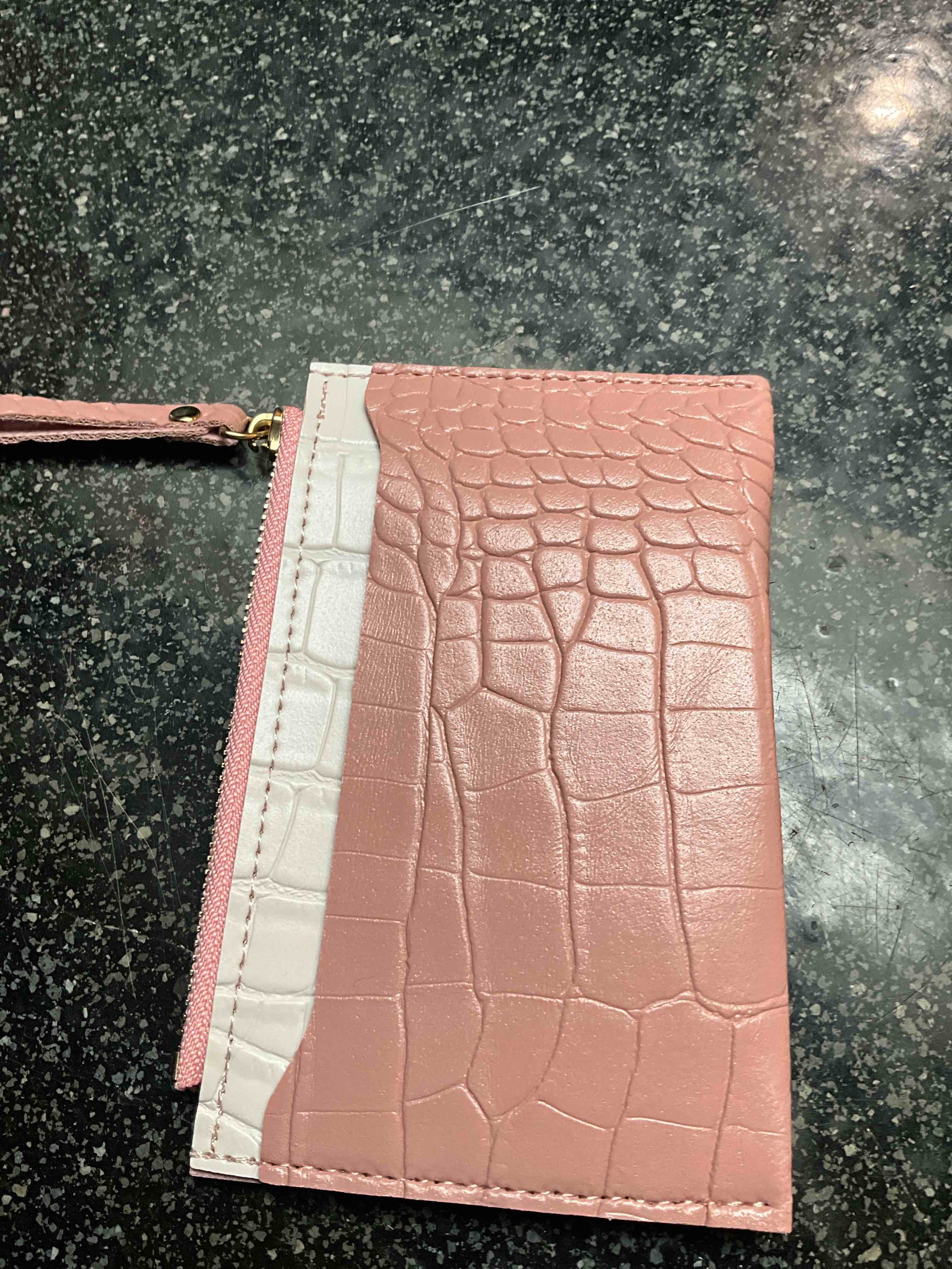 Condition photo showing New/Like New for Coral - Small Wallet - (credit card/license holder/zip close money holder/side pocket) 