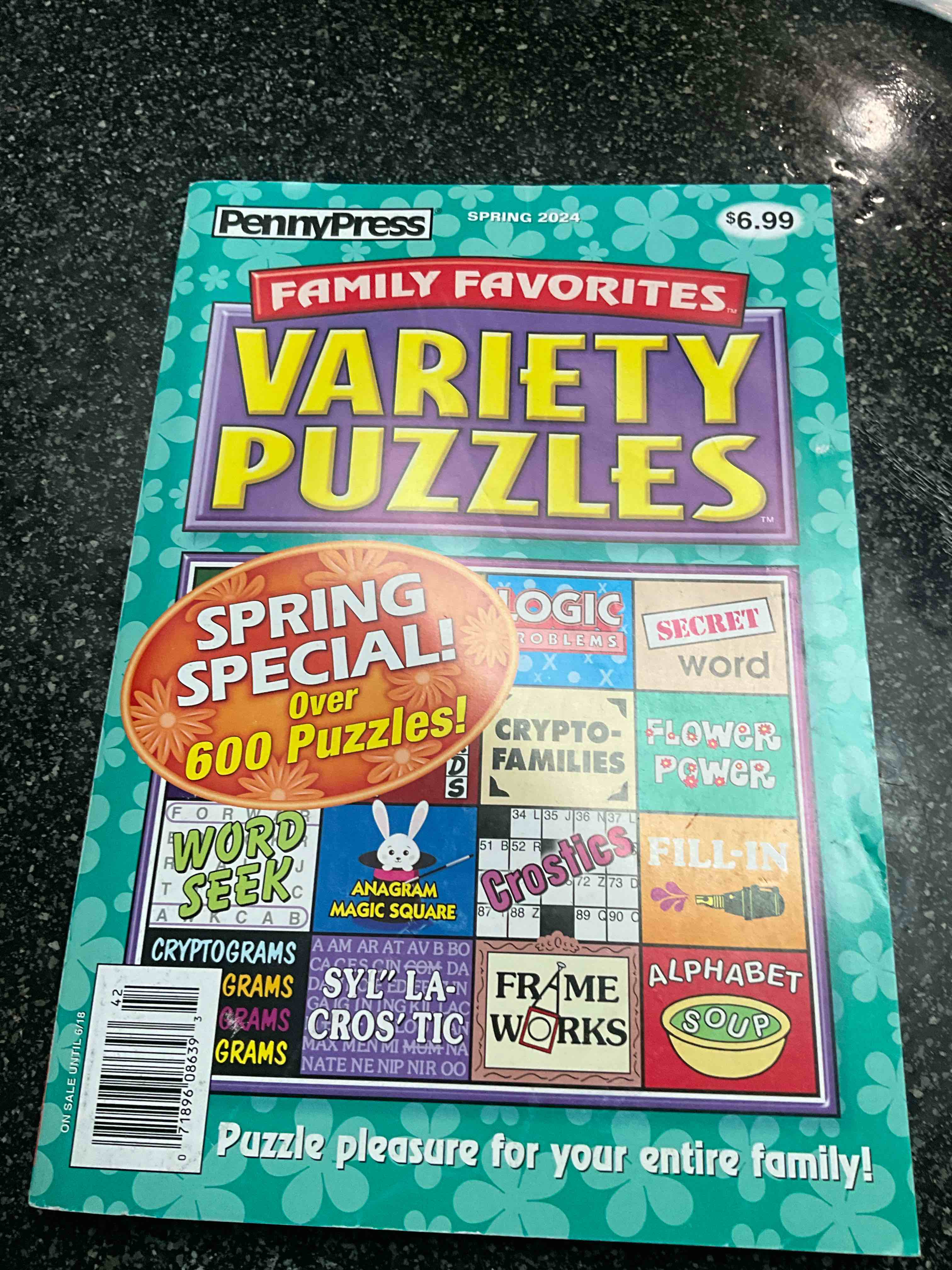 Condition photo showing New/Like New for Penny Press -  Family Favorites - Variety Puzzles - over 600 puzzles 