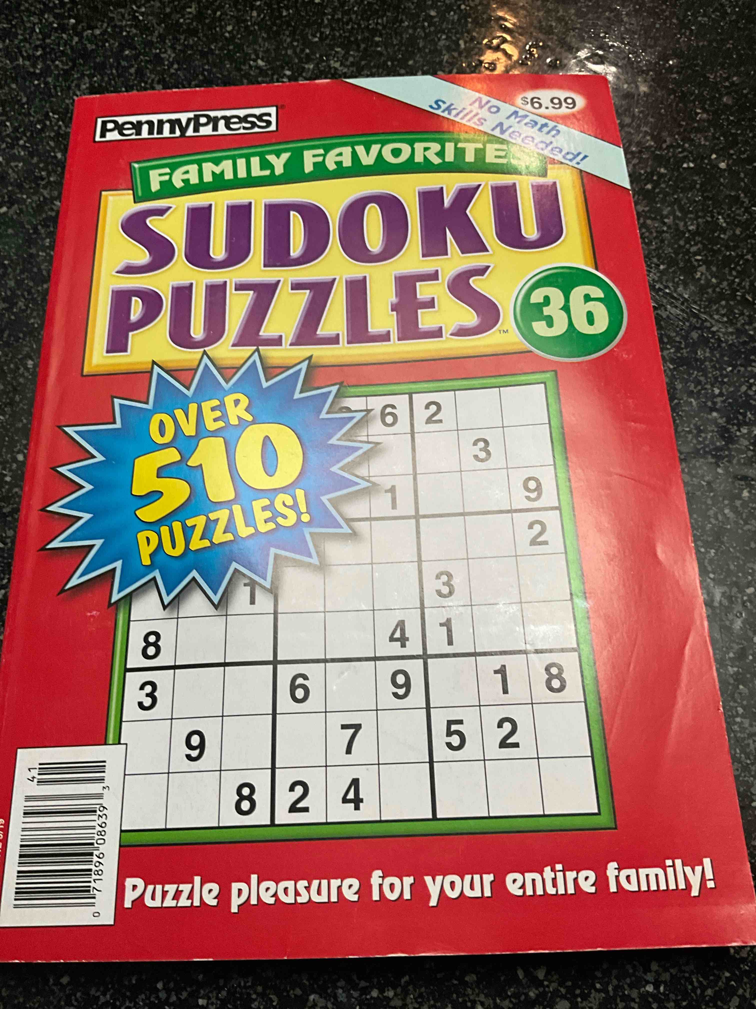 Penny Press - Family Favorites - Sudoku Puzzles - over 510 puzzles 