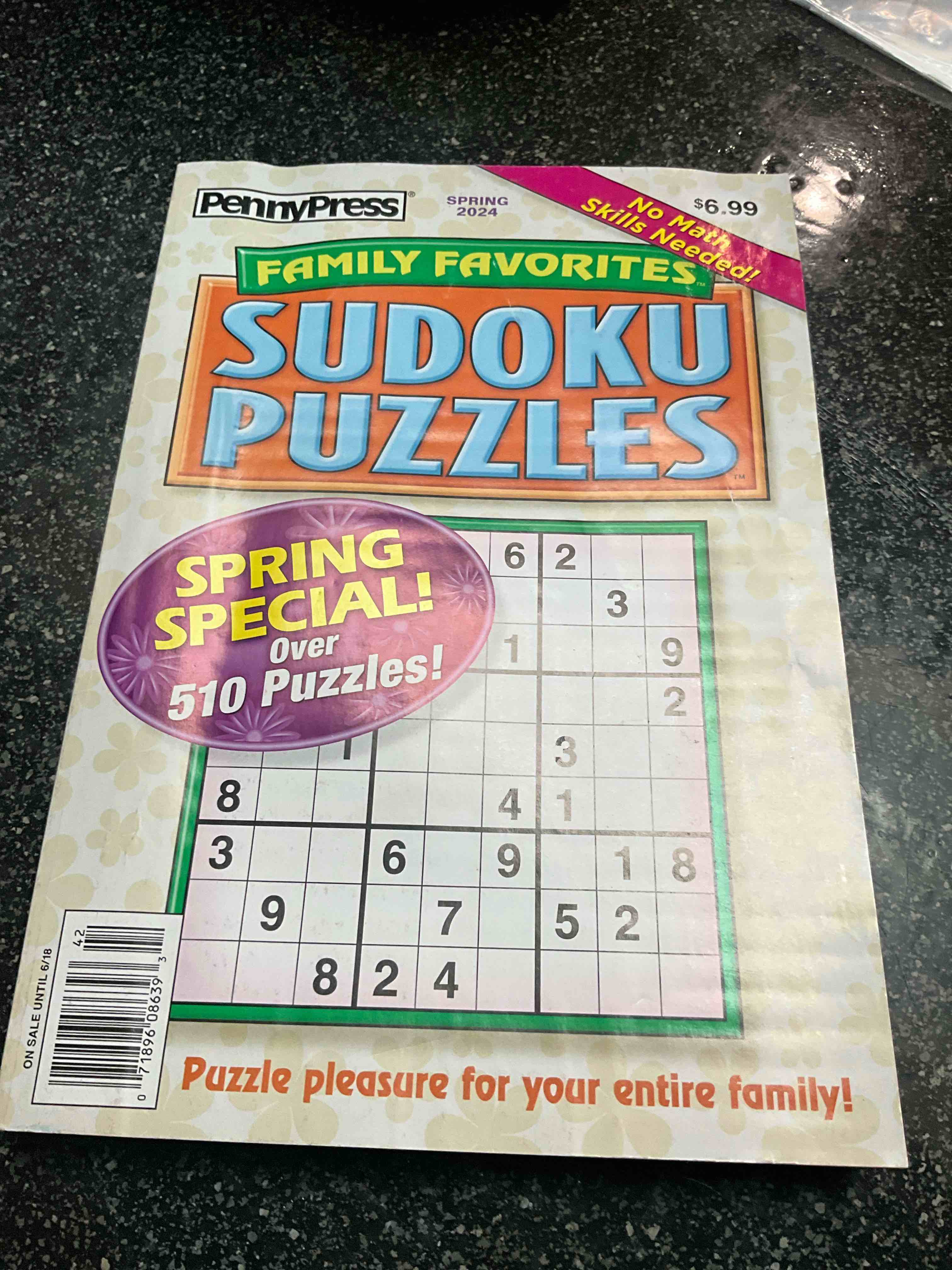 Condition photo showing New/Like New for Penny Press - Family Favorites - Sudoku Puzzles - over 510 puzzles 