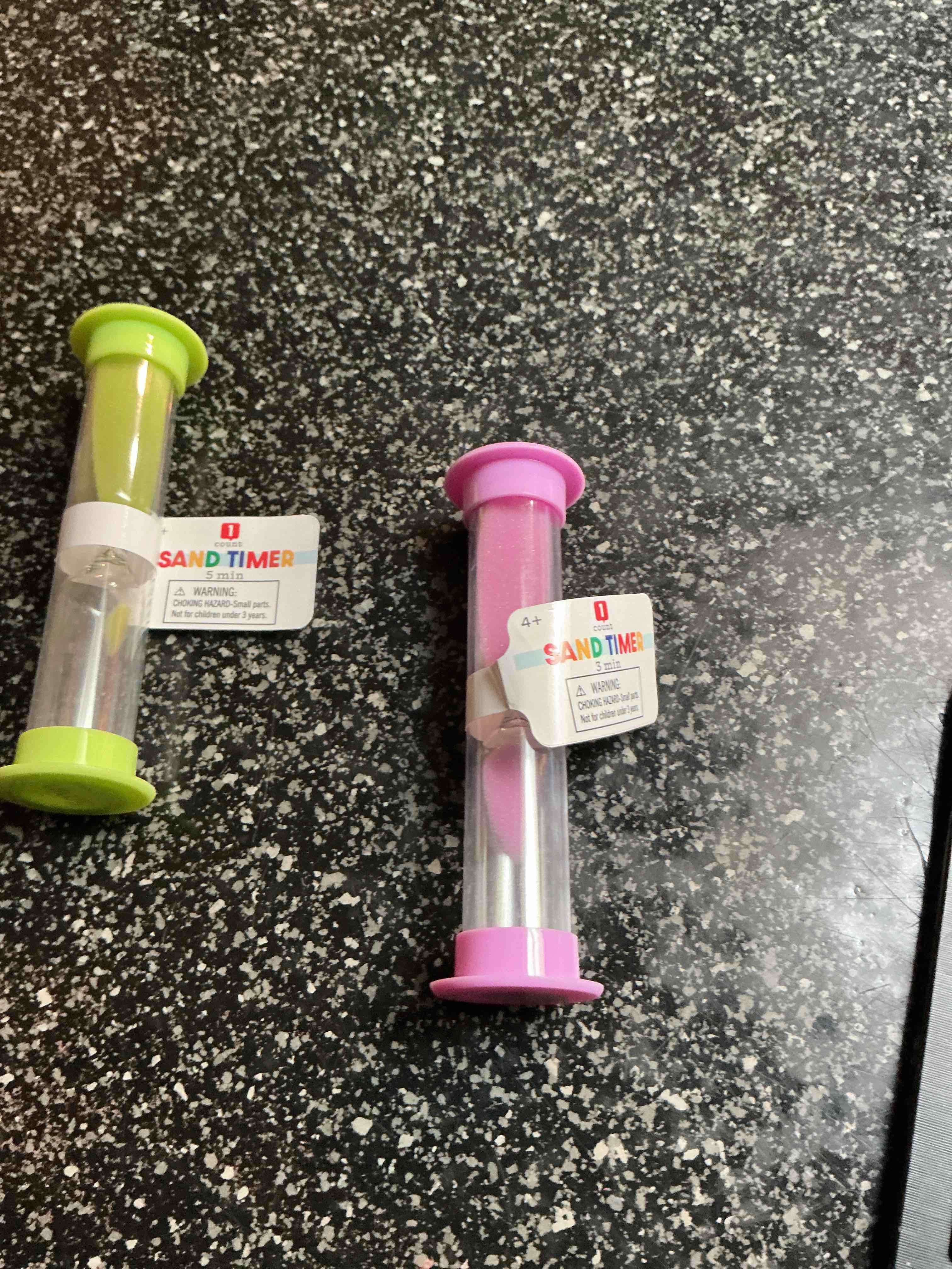 3 minute timer purple & green