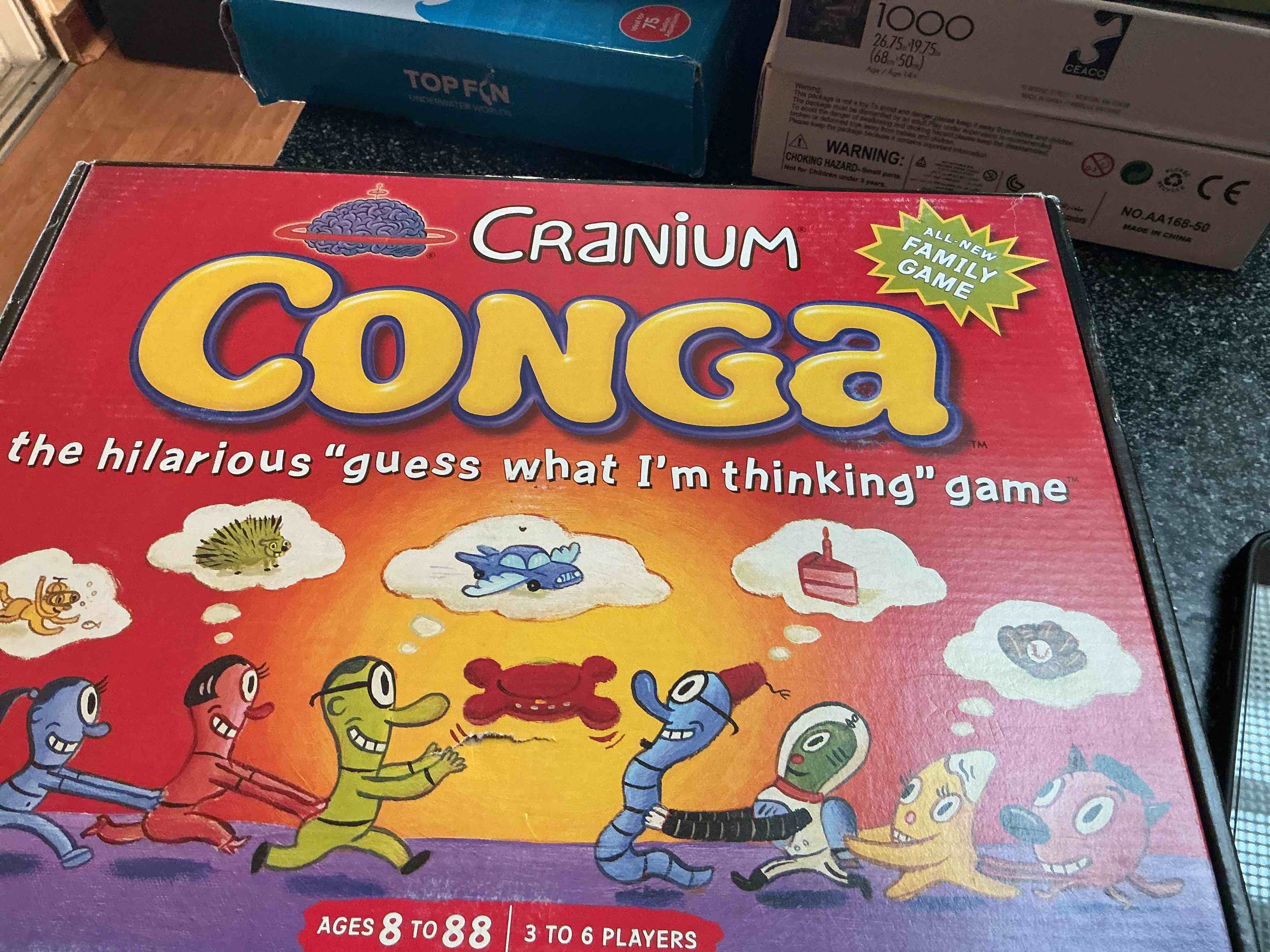 Condition photo showing New/Like New for Cranium Conga Family Game