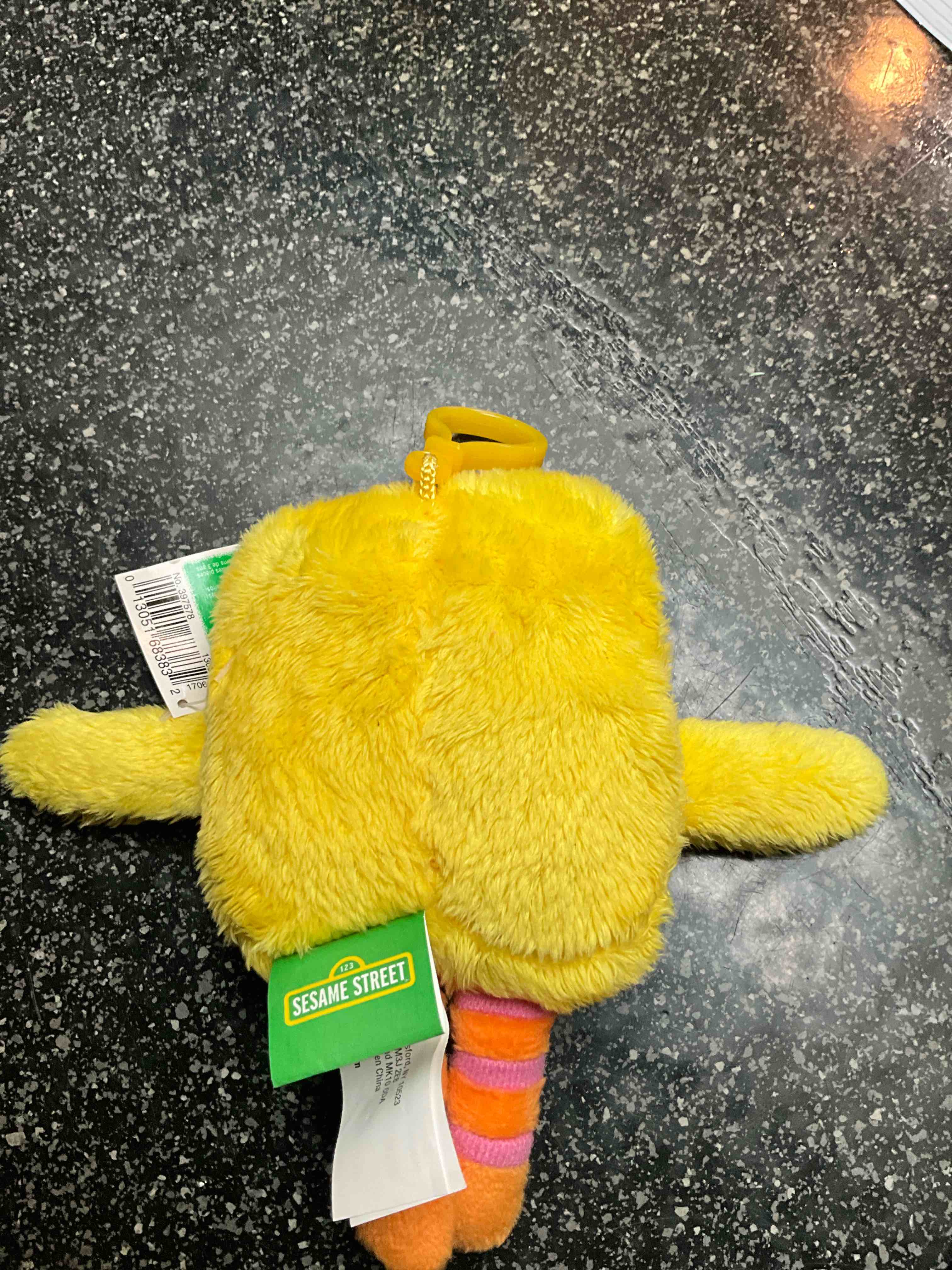 Condition photo showing New/Like New for Sesame Street - Big Bird Plush with Key Ring 