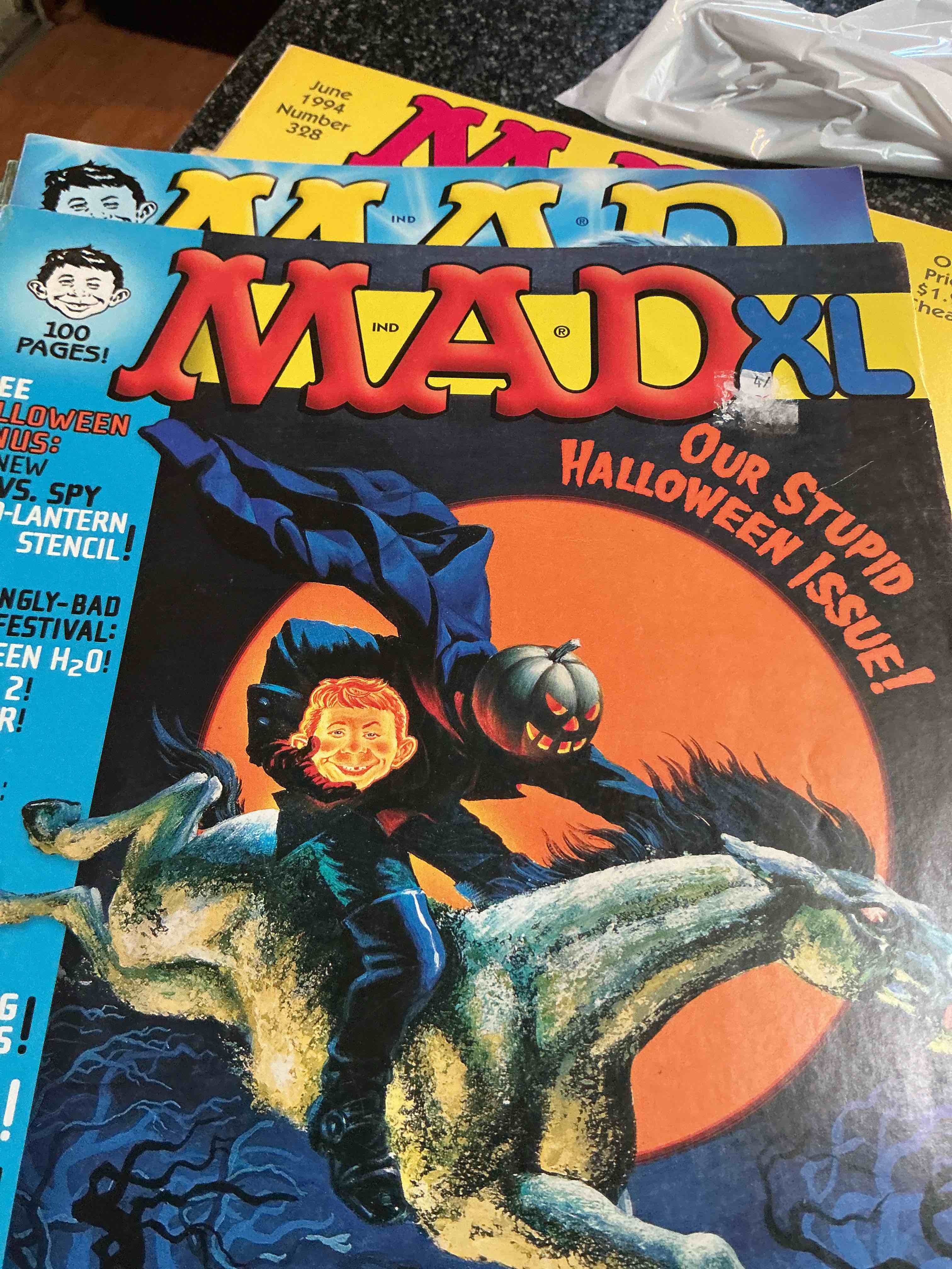 Condition photo showing As Is for Mad XL Comic Book