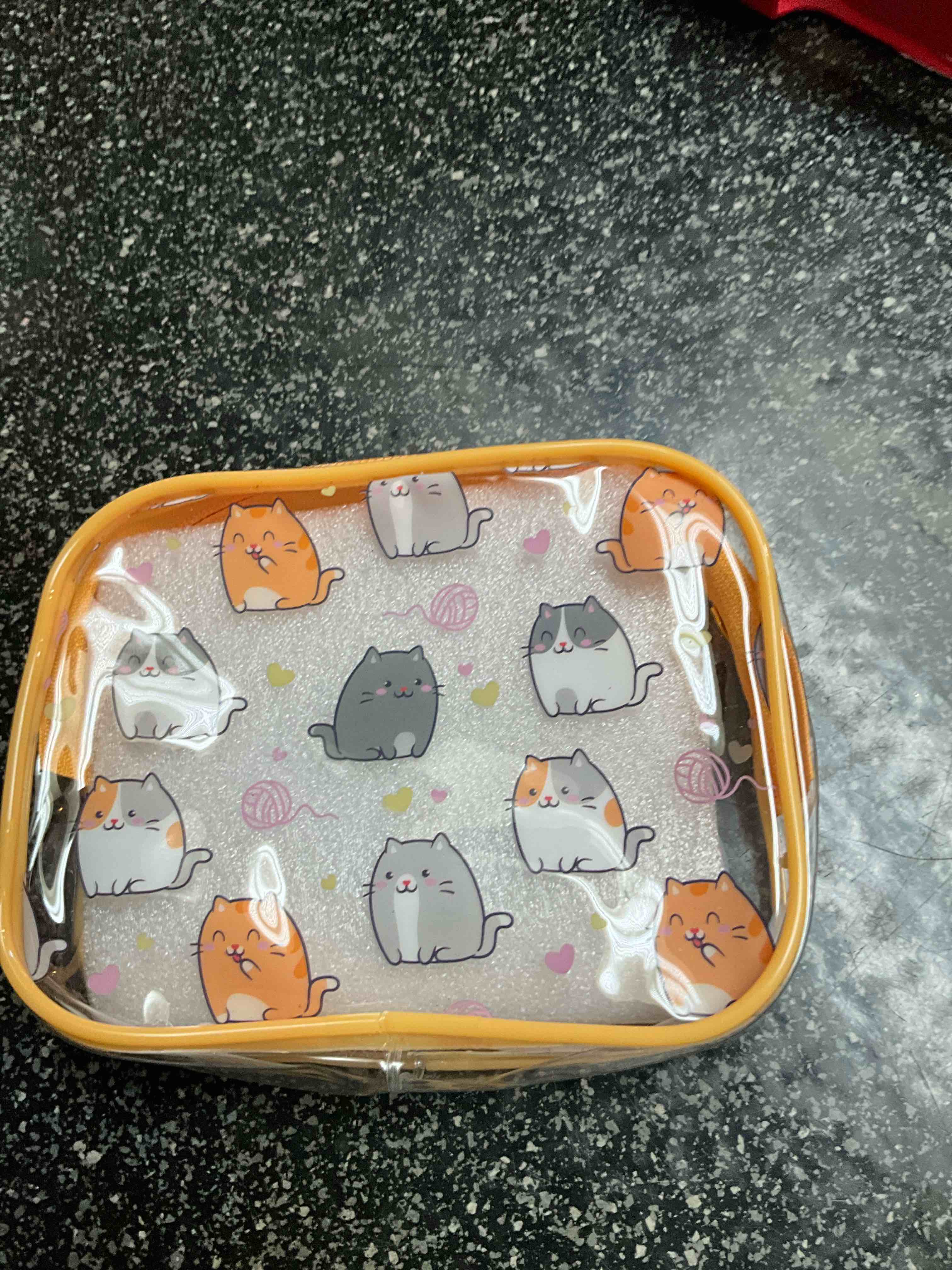 kitty mini purse/make-up bag