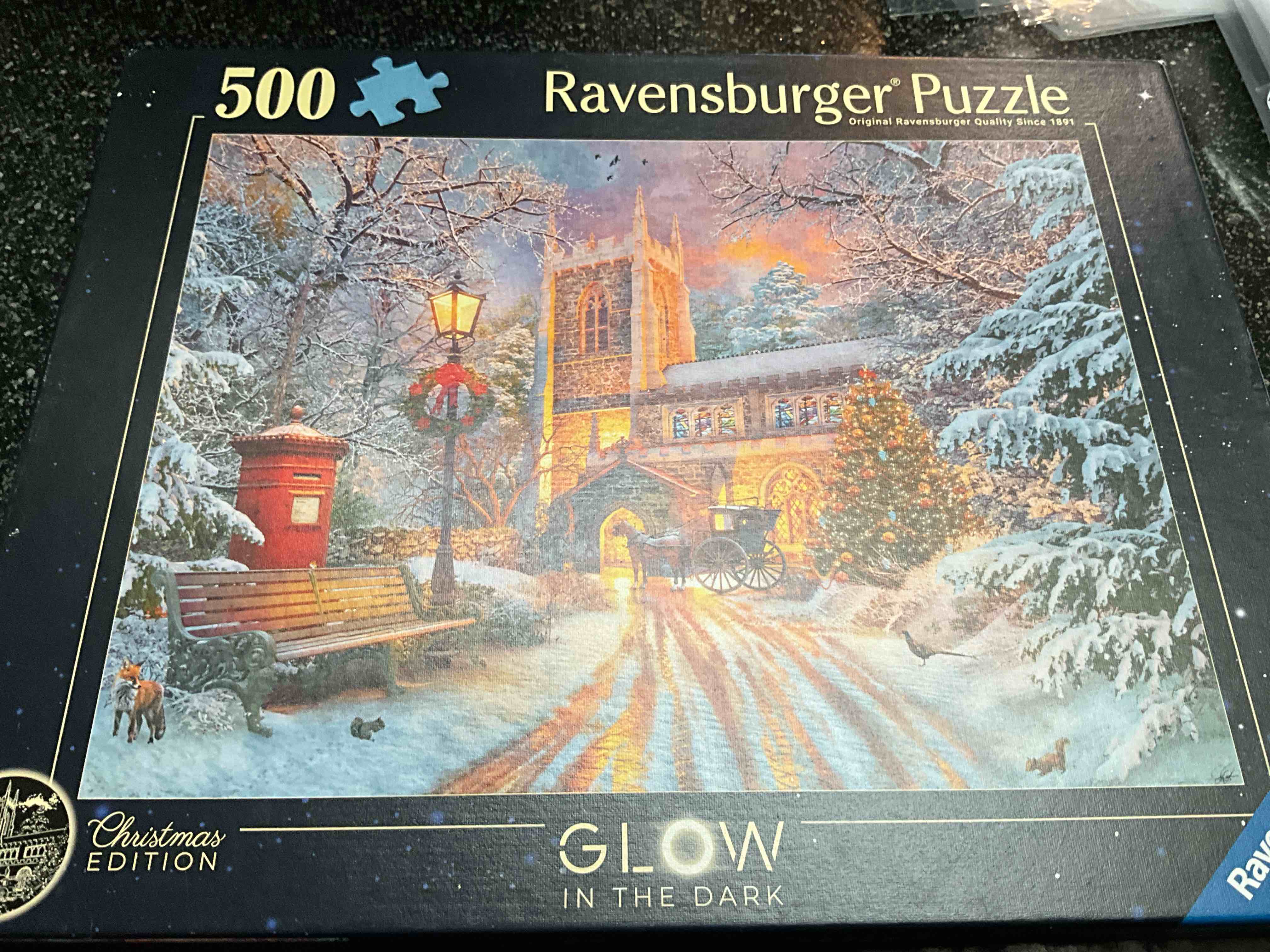 Ravensburger Puzzle - Christmas Edition - Glow in the Dark - 500 puzzle 