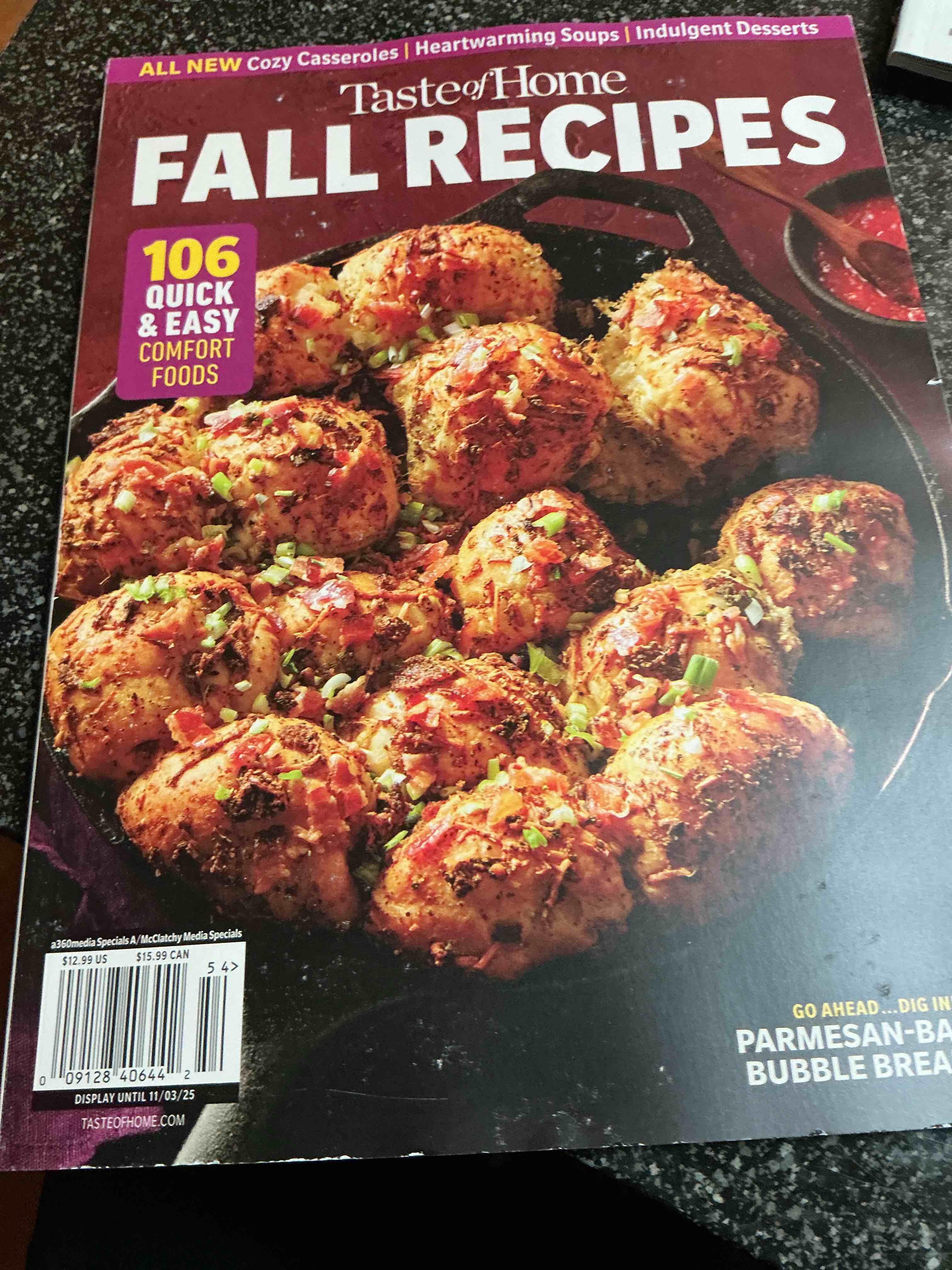 Condition photo showing New/Like New for Taste Of Home Fall Recipes 