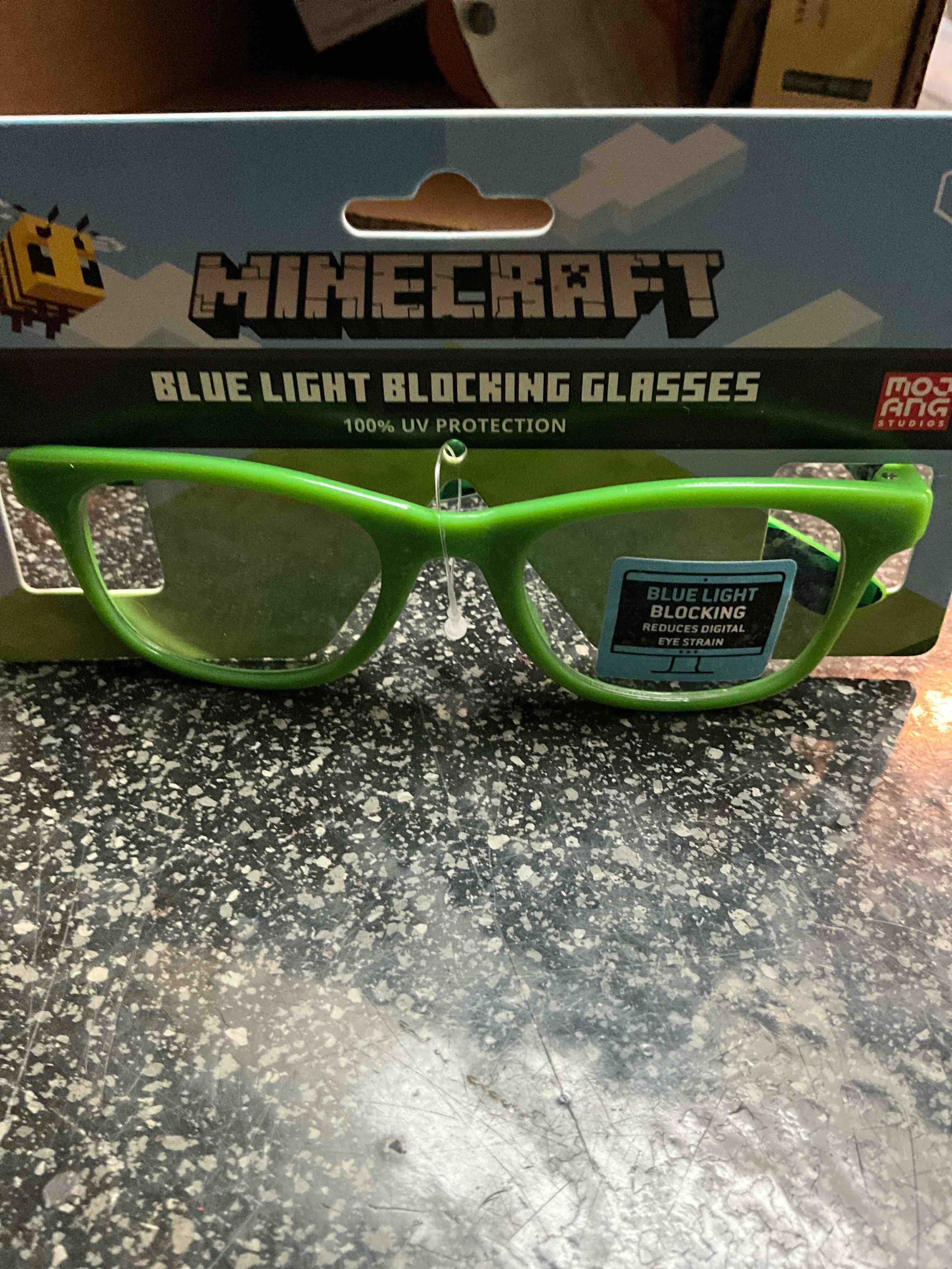 Condition photo showing New/Like New for Minecraft - Blue Light Blocking Glasses - 100% protection  