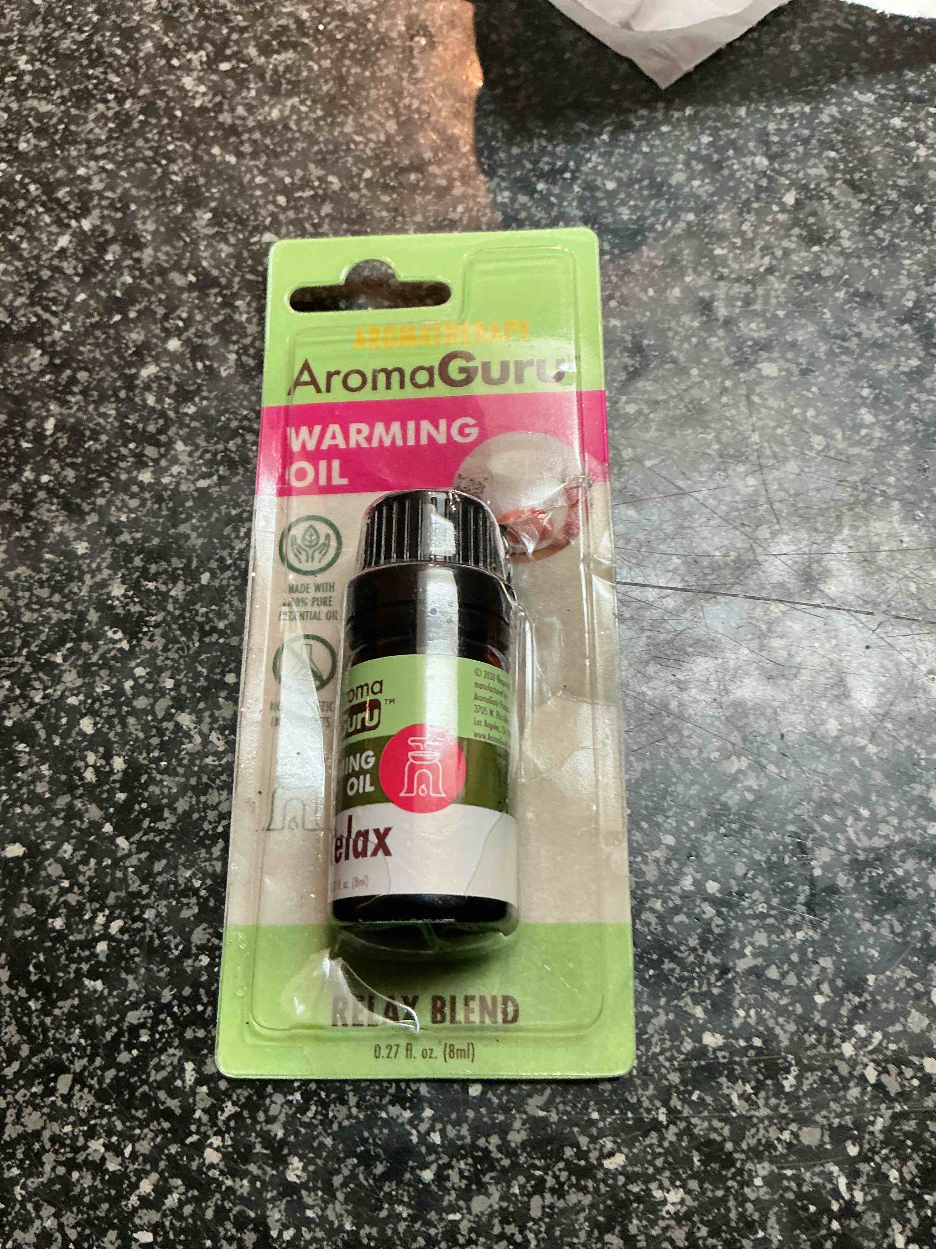 Condition photo showing New/Like New for Aroma Guru Warming Oil  0.27 Fl. OZ.