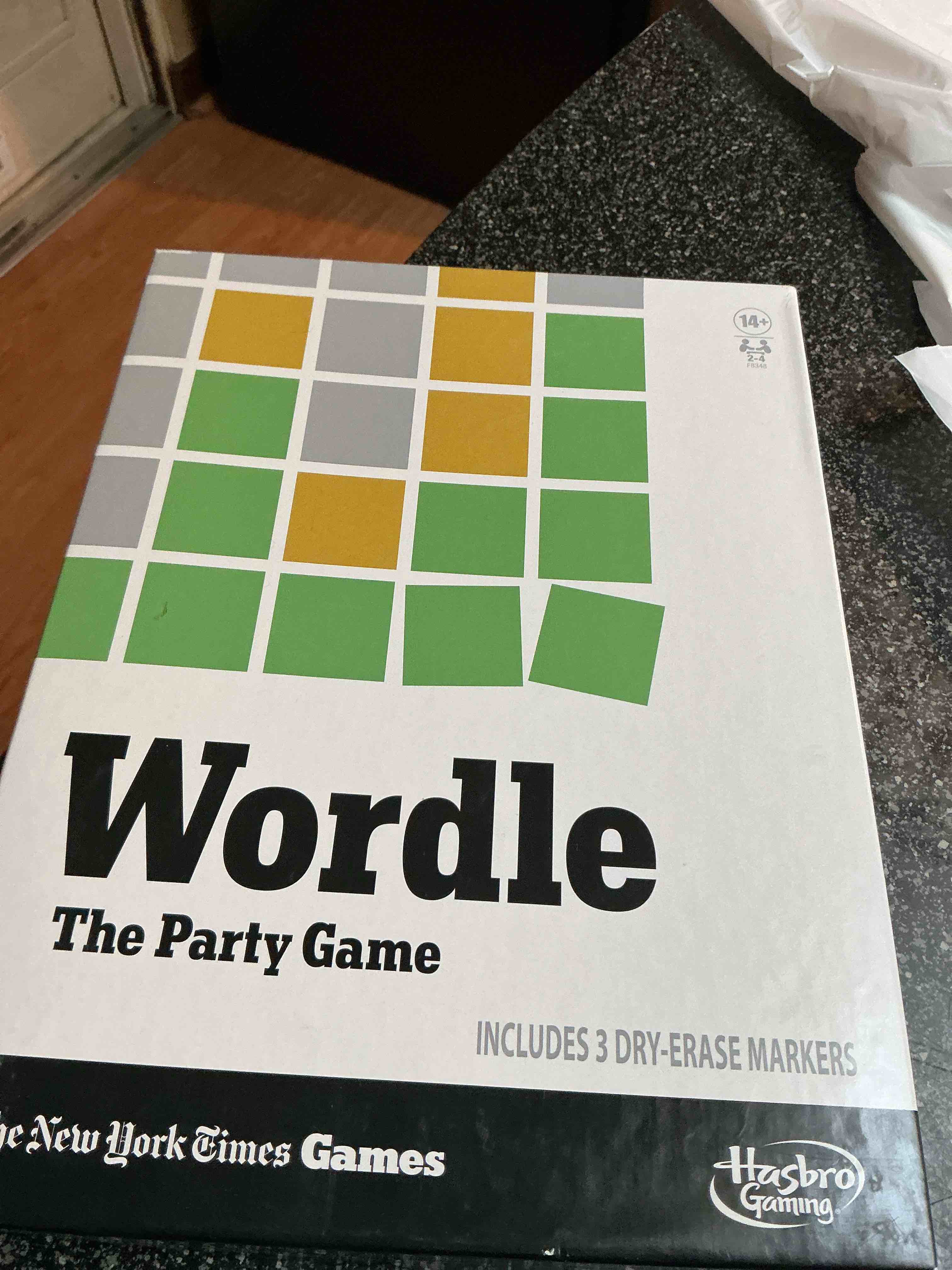 Condition photo showing New/Like New for Hasbro Gaming Wordle The Party Game for 2-4 Players, Official Wordle Board Game Inspired by New York Times, Games for Ages 14+, Word Games