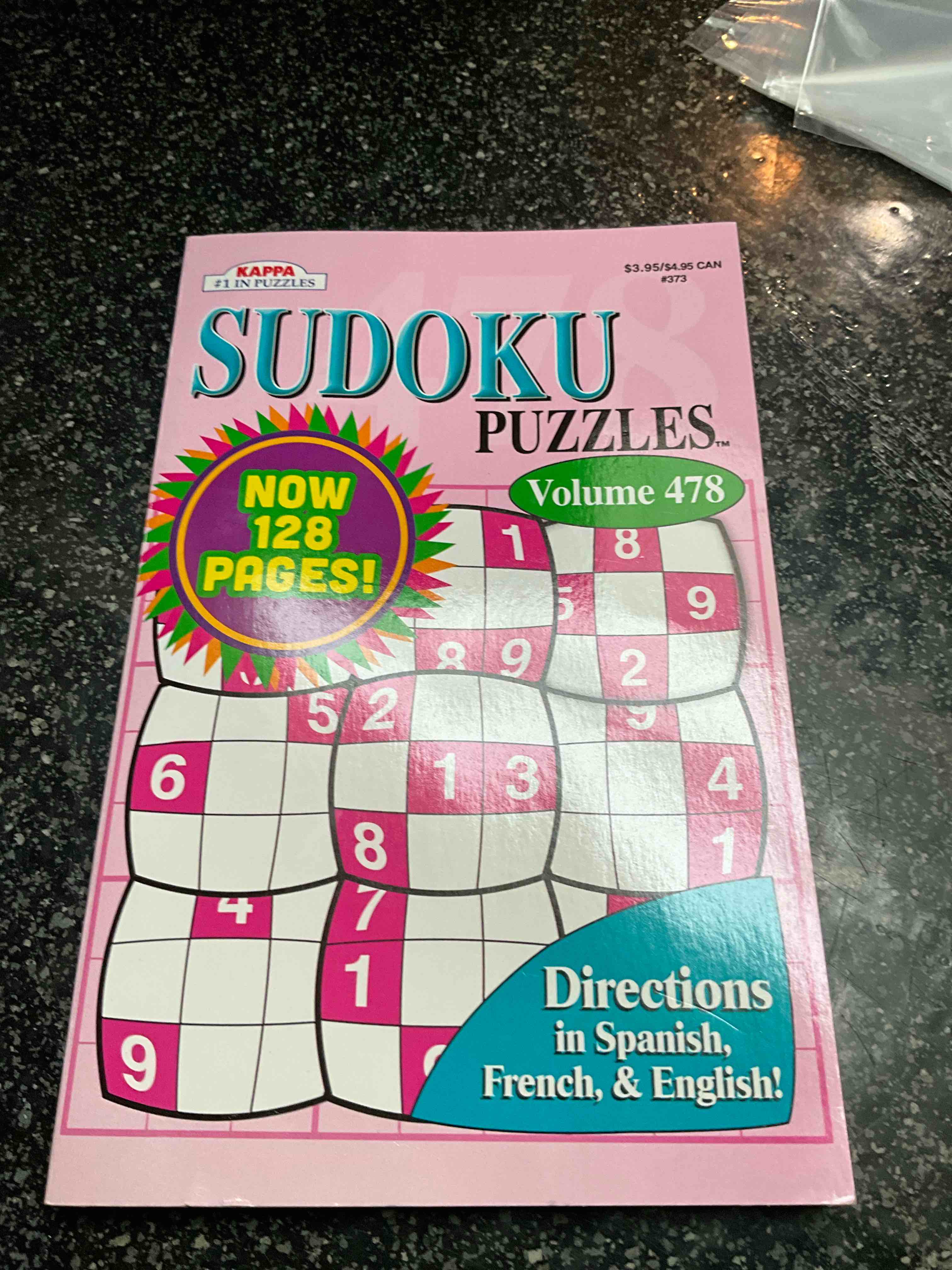 Kappa SUDOKU Puzzles - vol. 478 - 128 pages 