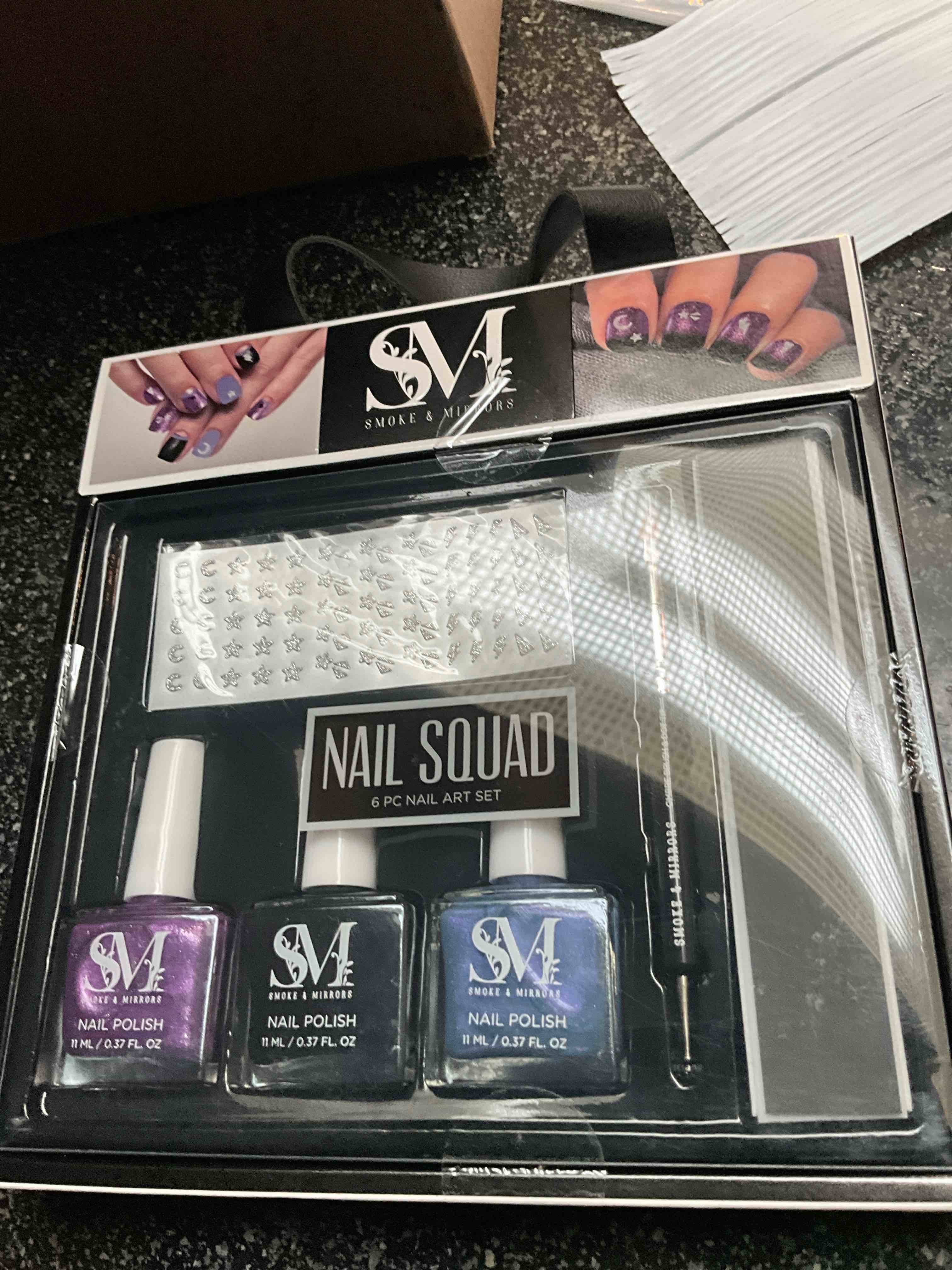 Smoke & Mirrors - Nail Squad - 6 pc Nail Art Set 