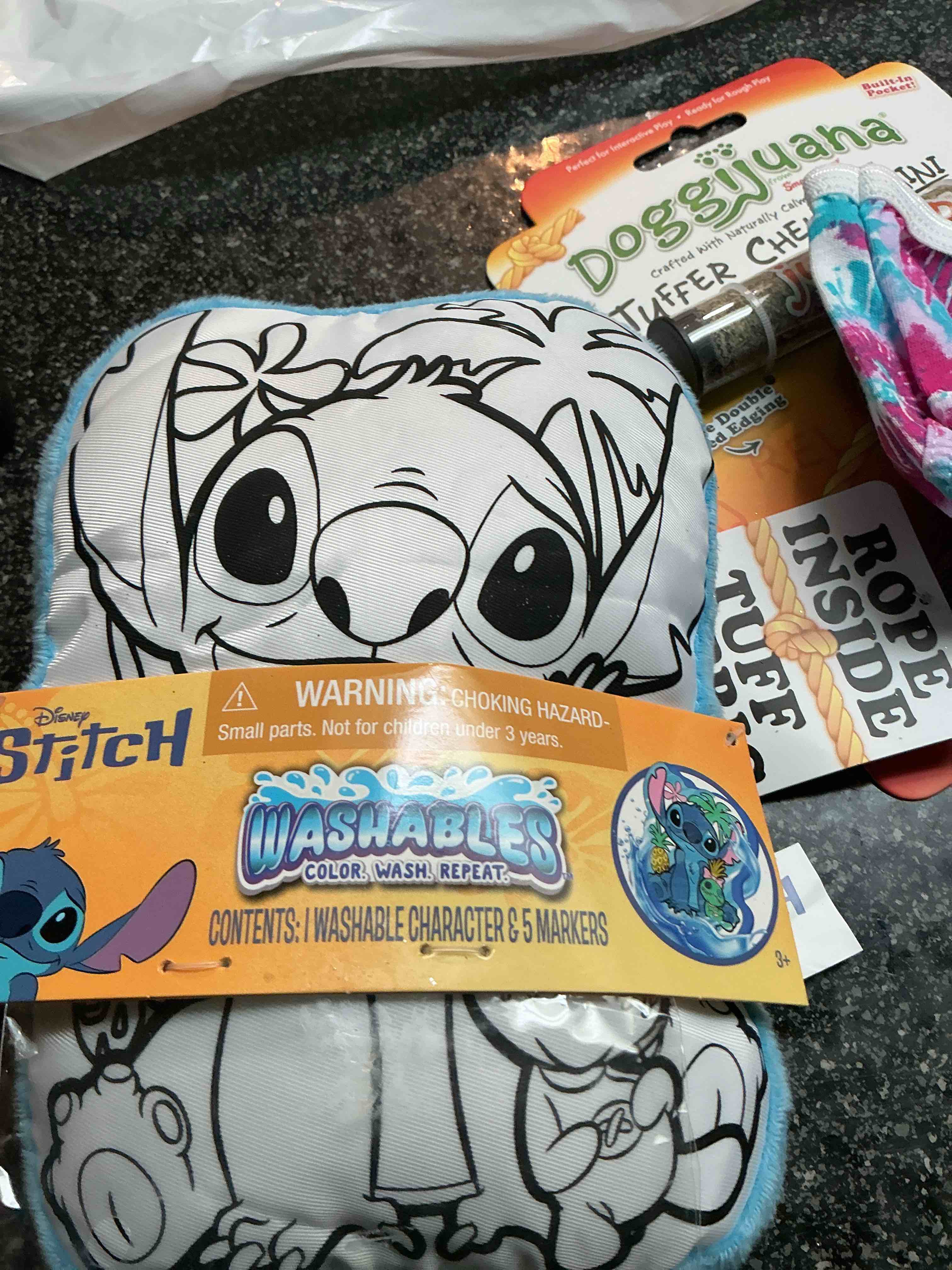 Condition photo showing New/Like New for Disney Stitch Washable Color Wash Repeat 