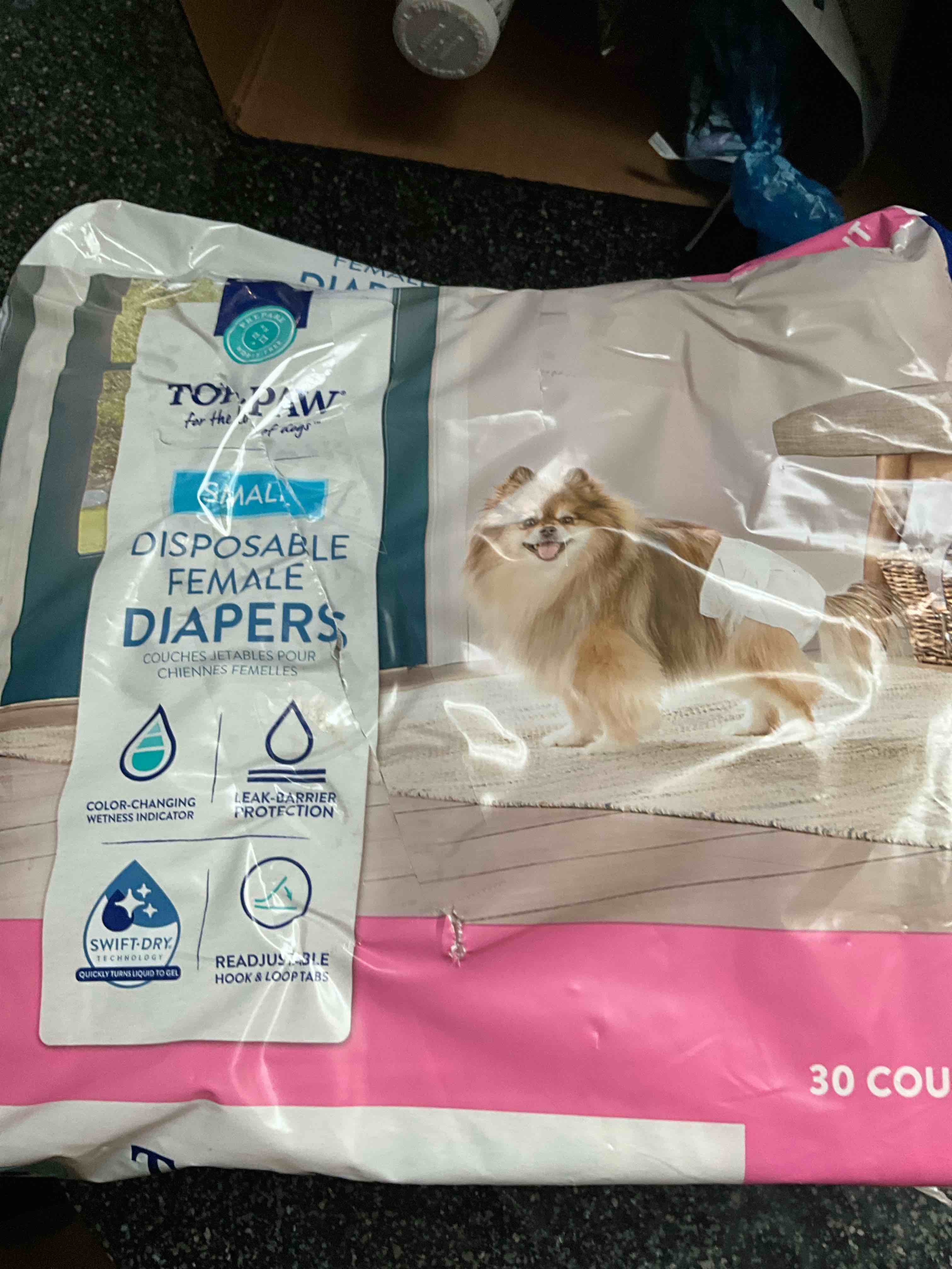 Top Paw - Disposable Female - Diapers - 30 count