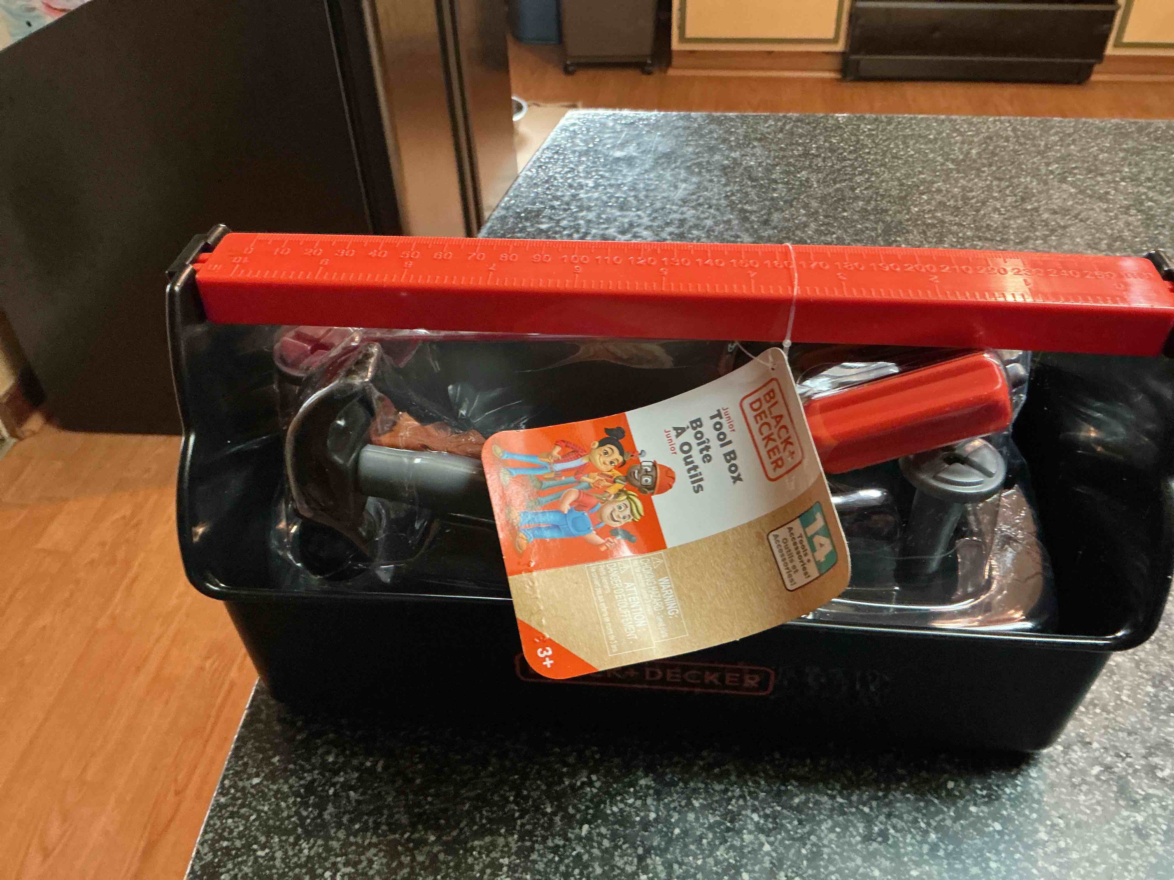 Condition photo showing New/Like New for Black & Decker Toy Tool Box 