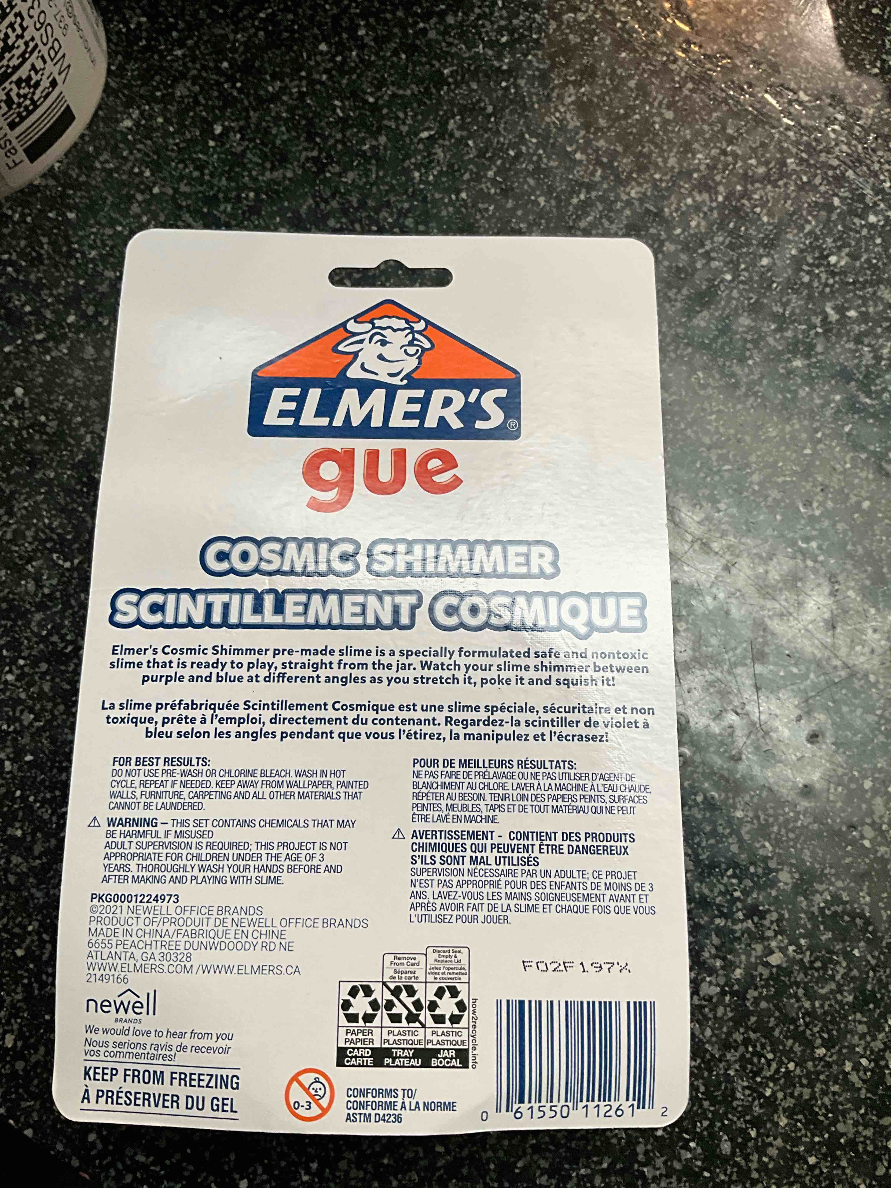 Condition photo showing New/Like New for Elmer’s Gue - 4 oz - Cosmic Shimmer 