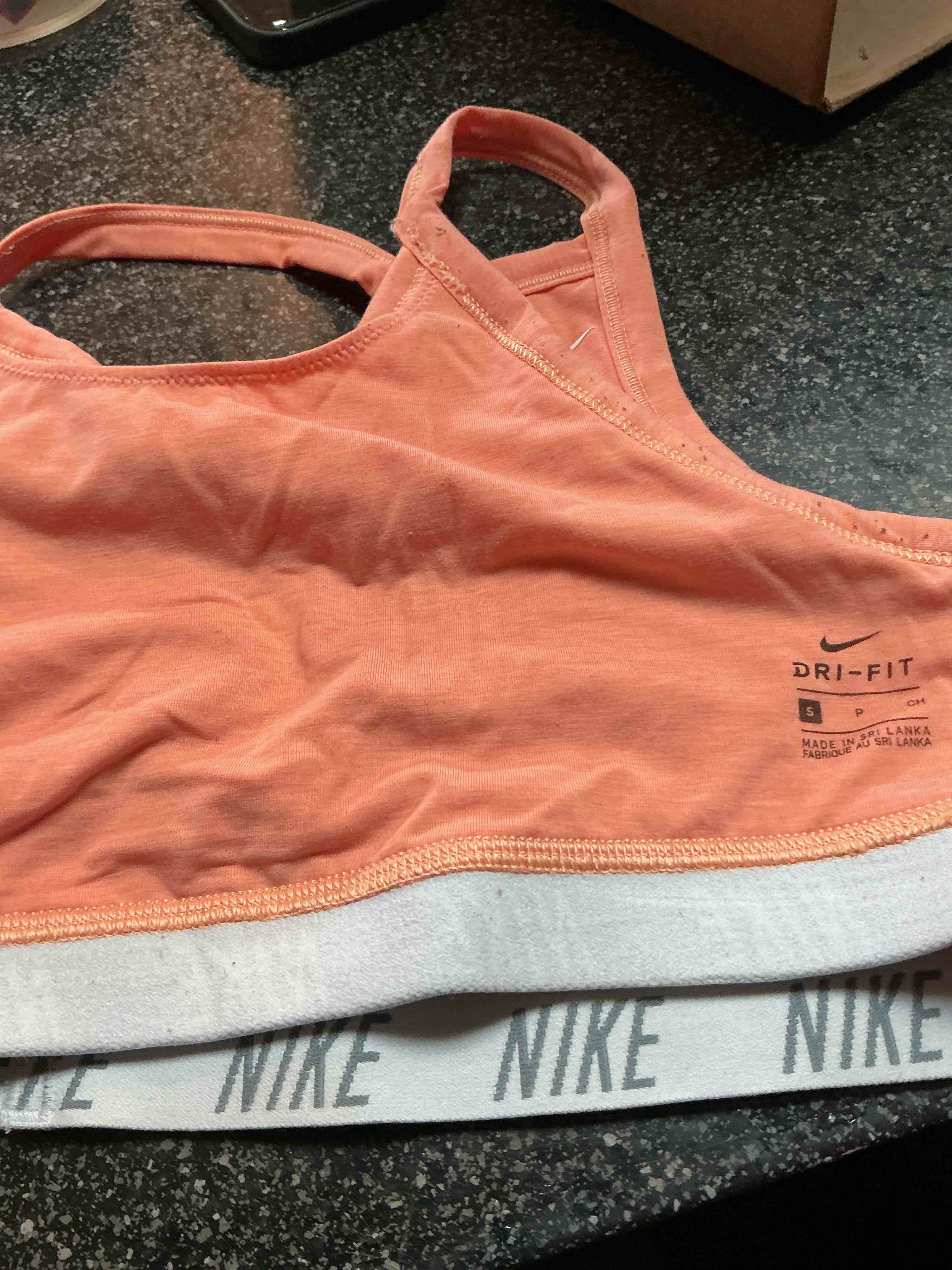 Condition photo showing Good Condition for Nike Dri - Fit  Sport Bra Size S 
