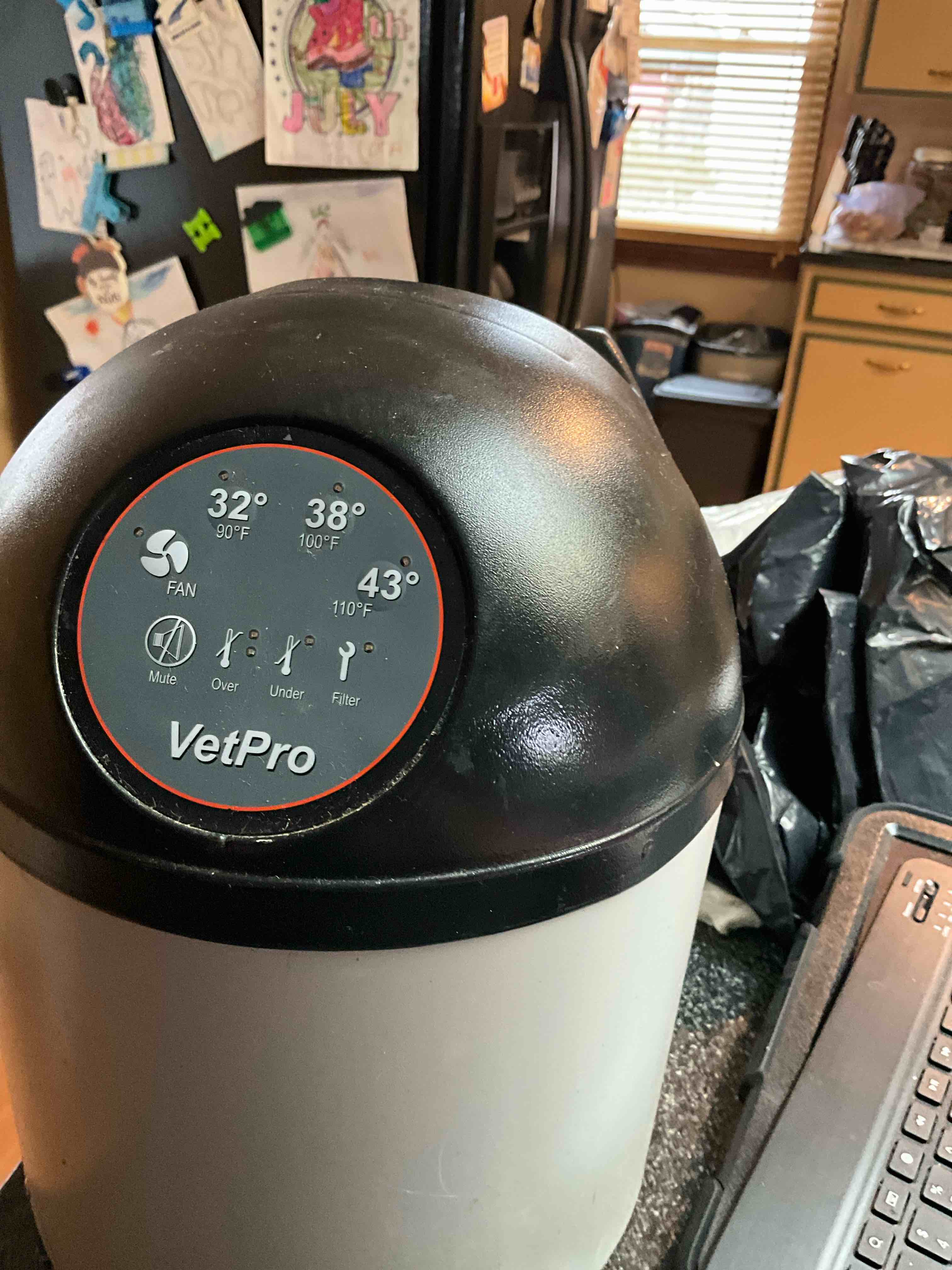 Condition photo showing As Is for Vetpro - Forced Air Animal Warming System - For Pets 