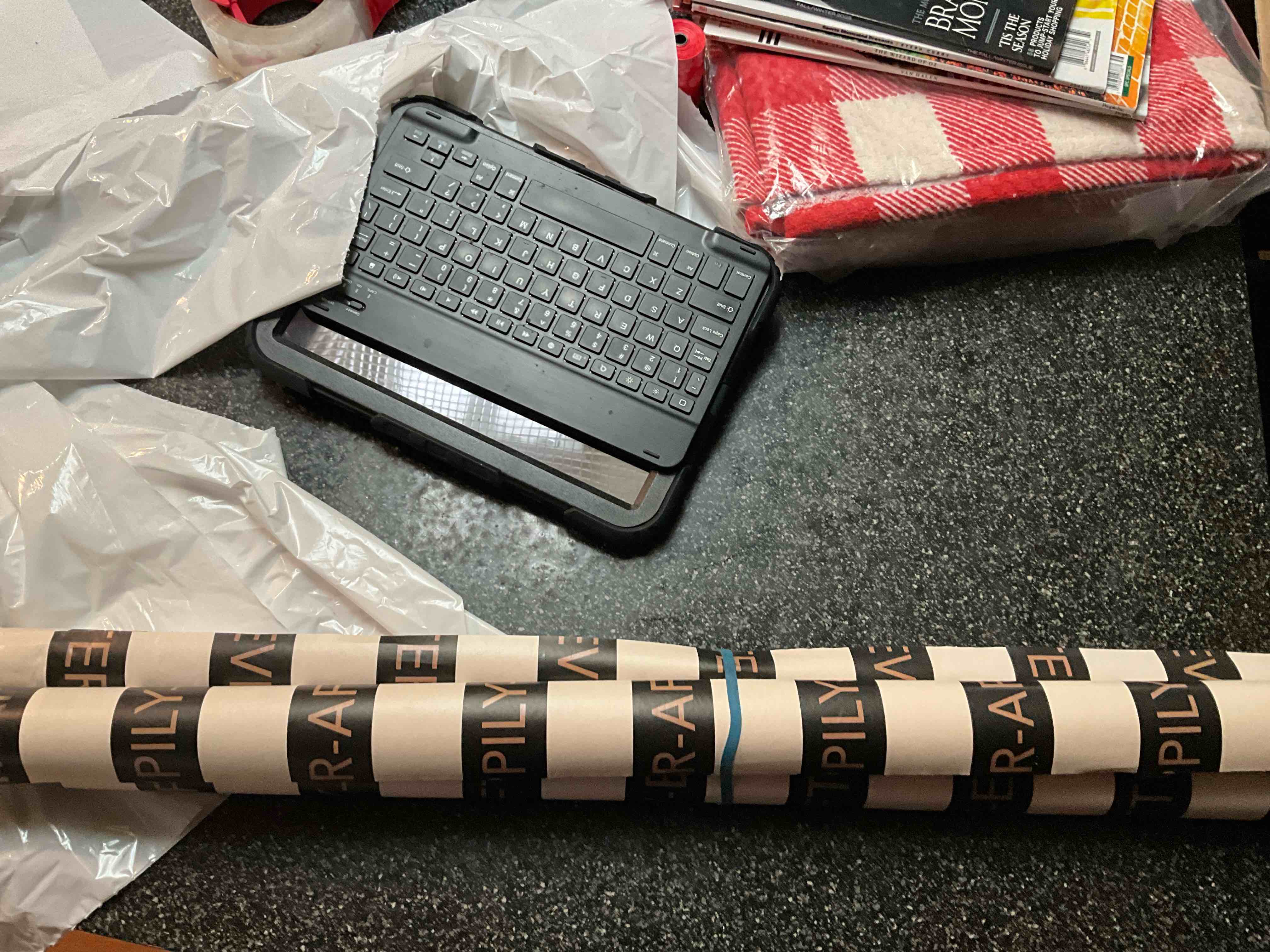 Condition photo showing Good Condition for LOT - Wedding Gift Wrap - 3 rolls 