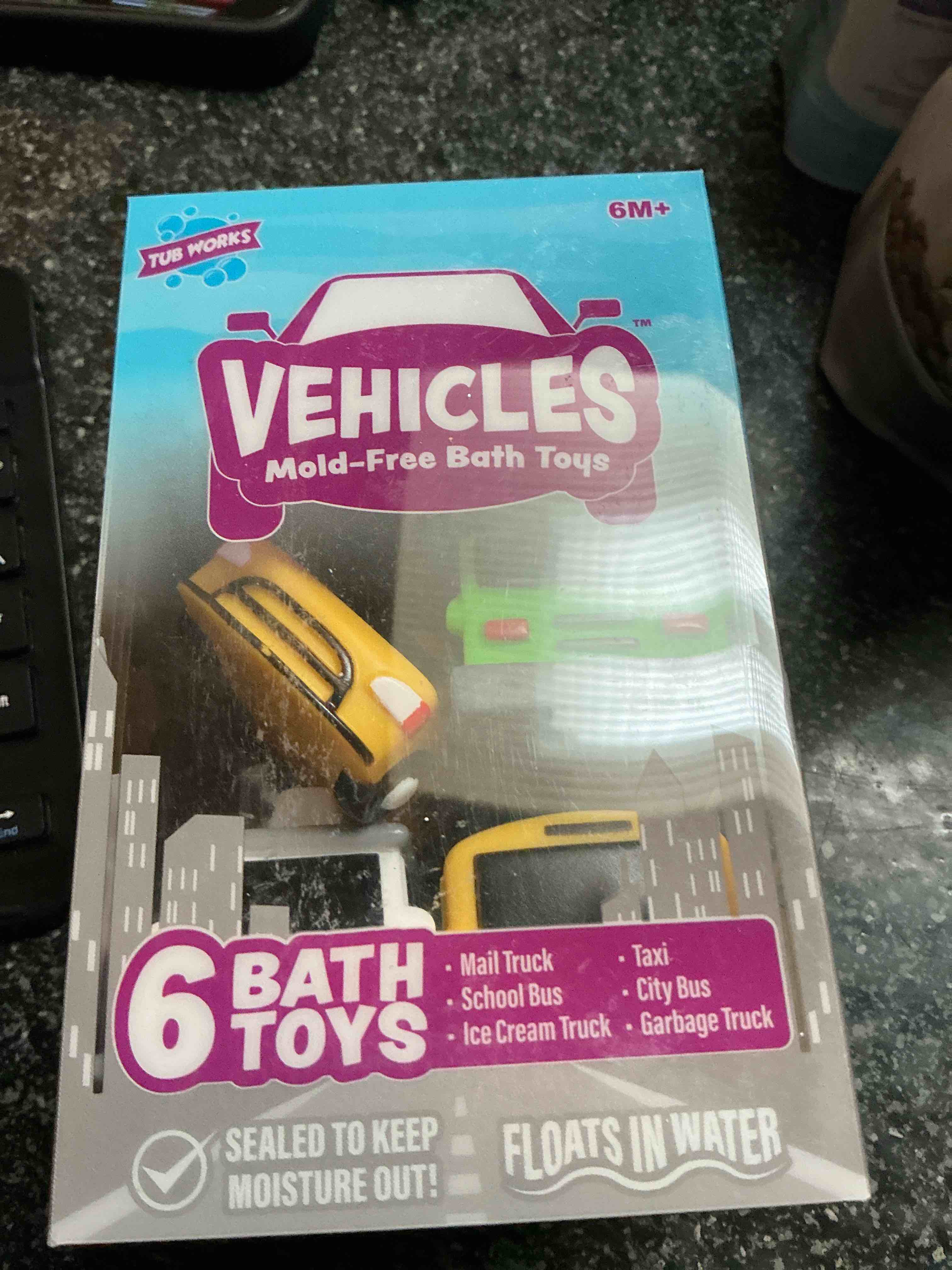 Condition photo showing New/Like New for Tub Worx Vehicles 6 Bath Toys 