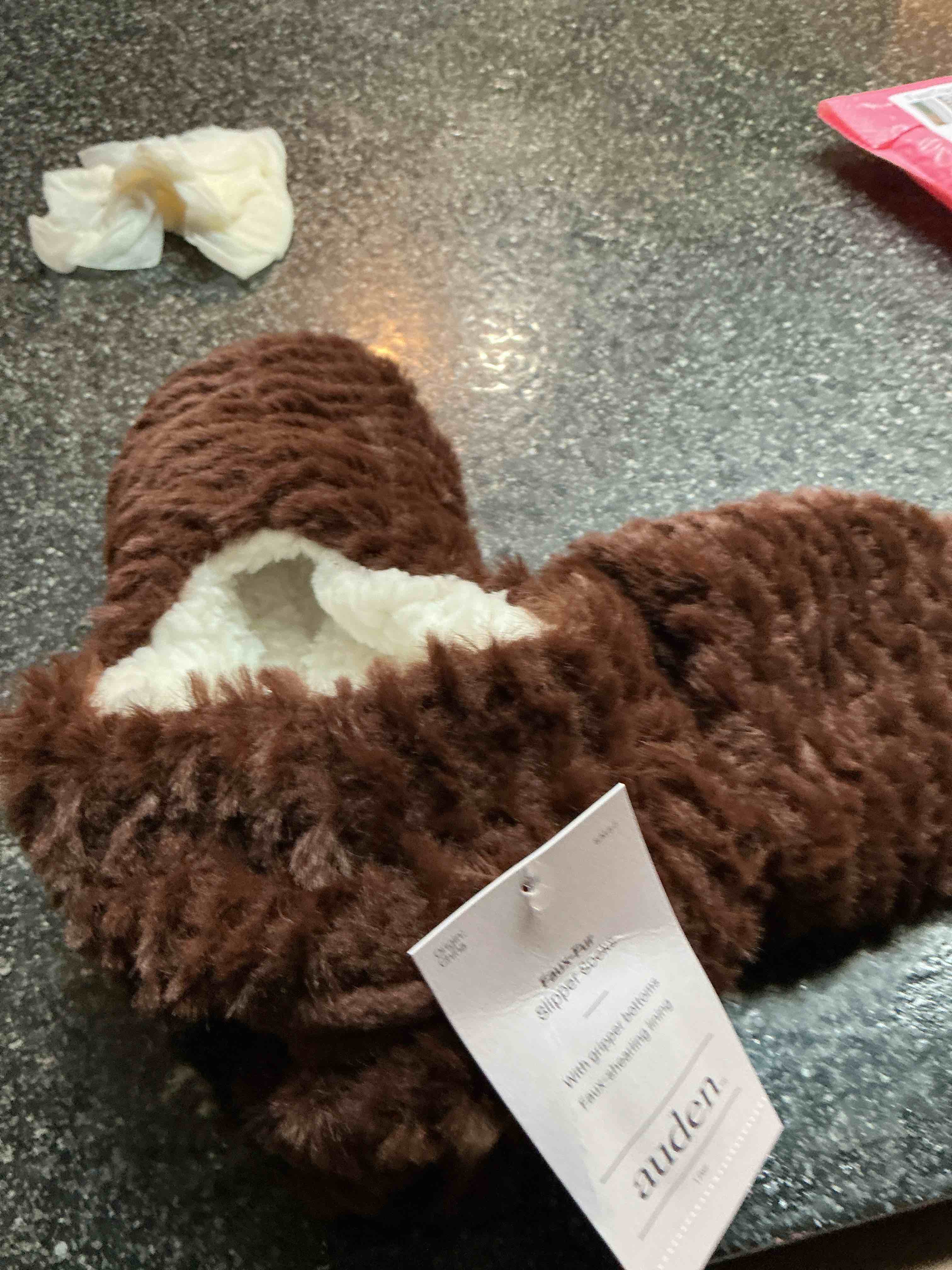 AudenFaux -Fur Slipper Socks