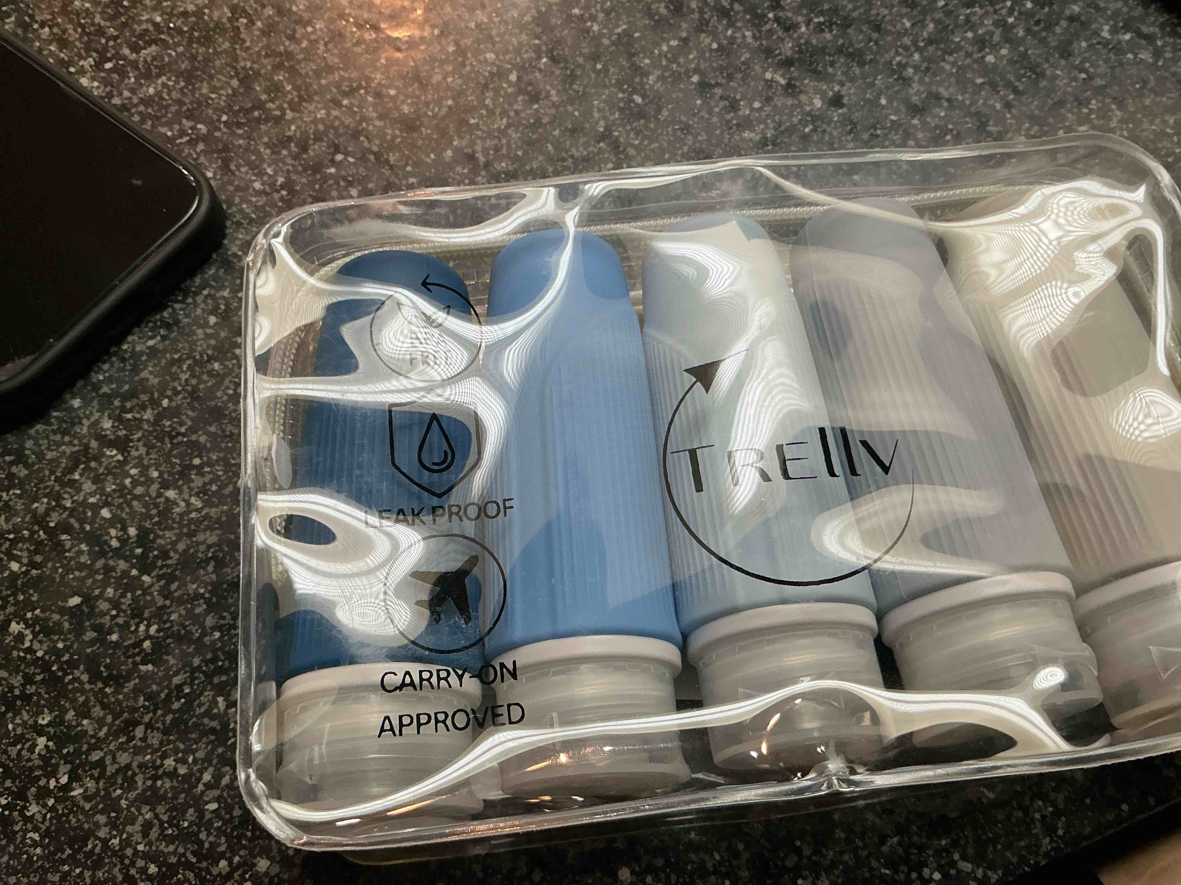 Condition photo showing New/Like New for Trell Leak Proof Carry On Approved for Airplane Travel 