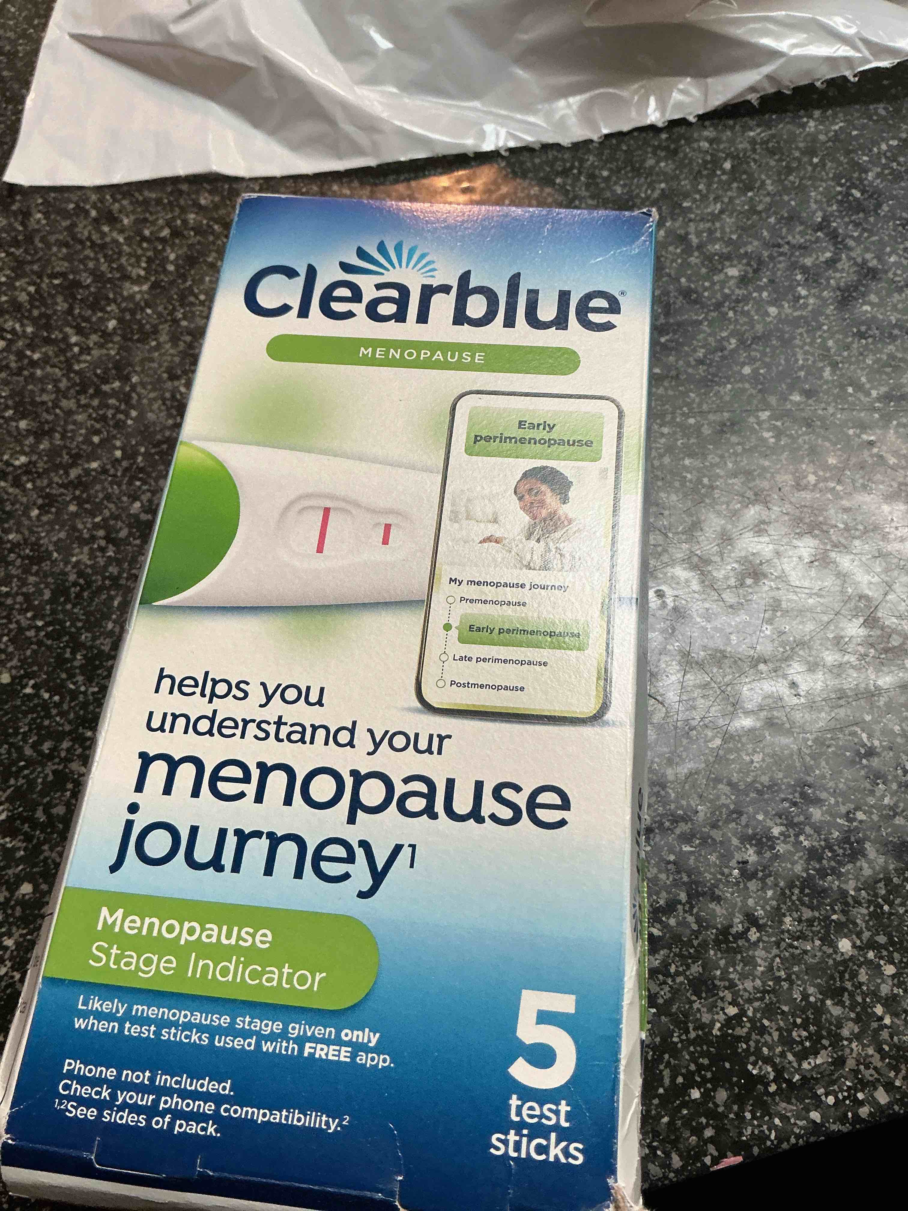 Condition photo showing New/Like New for Clearblue Menopause Stage Indicator, 5 Ct