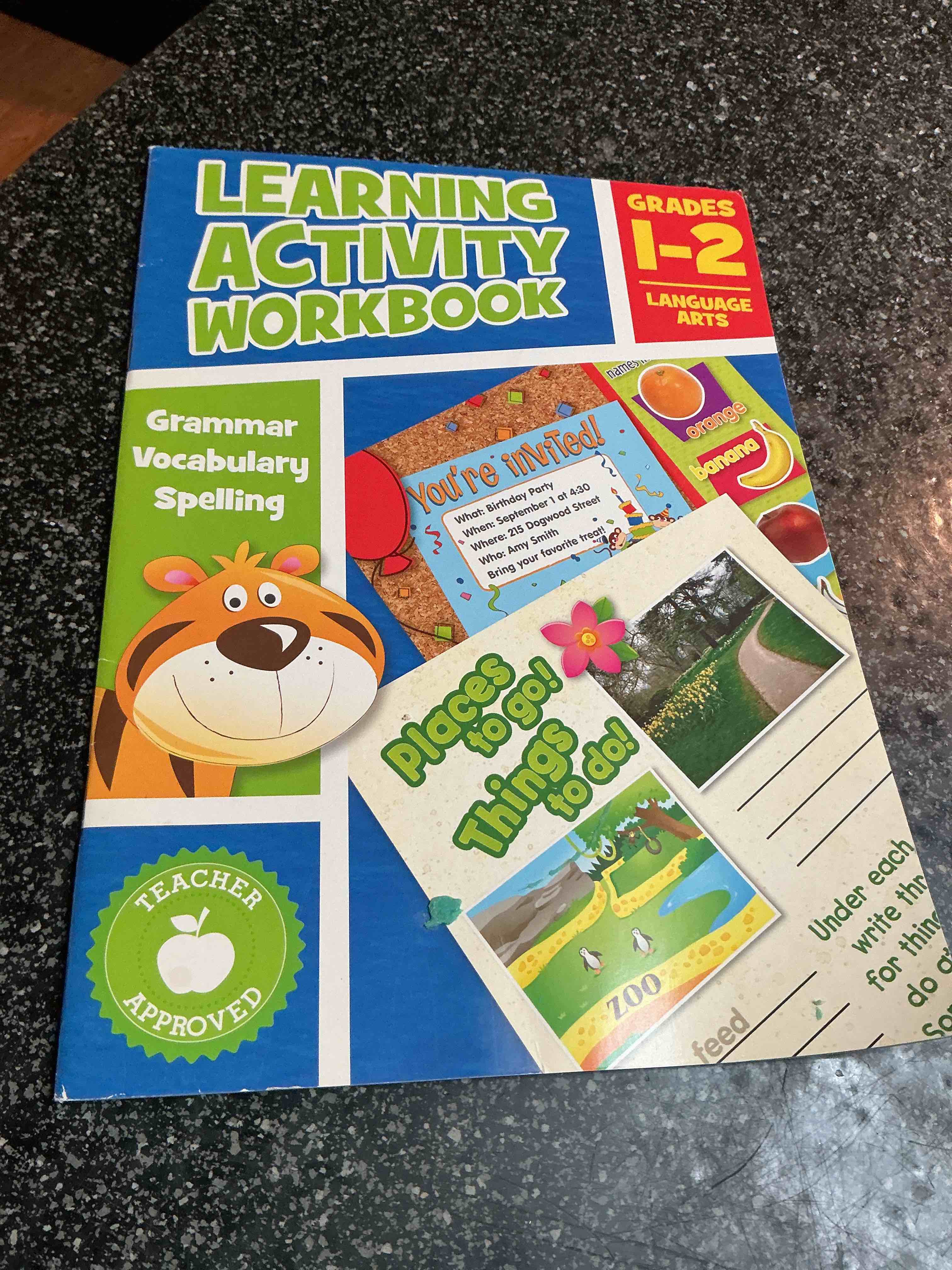 Condition photo showing New/Like New for Learning Activity Workbook Grade 1-2