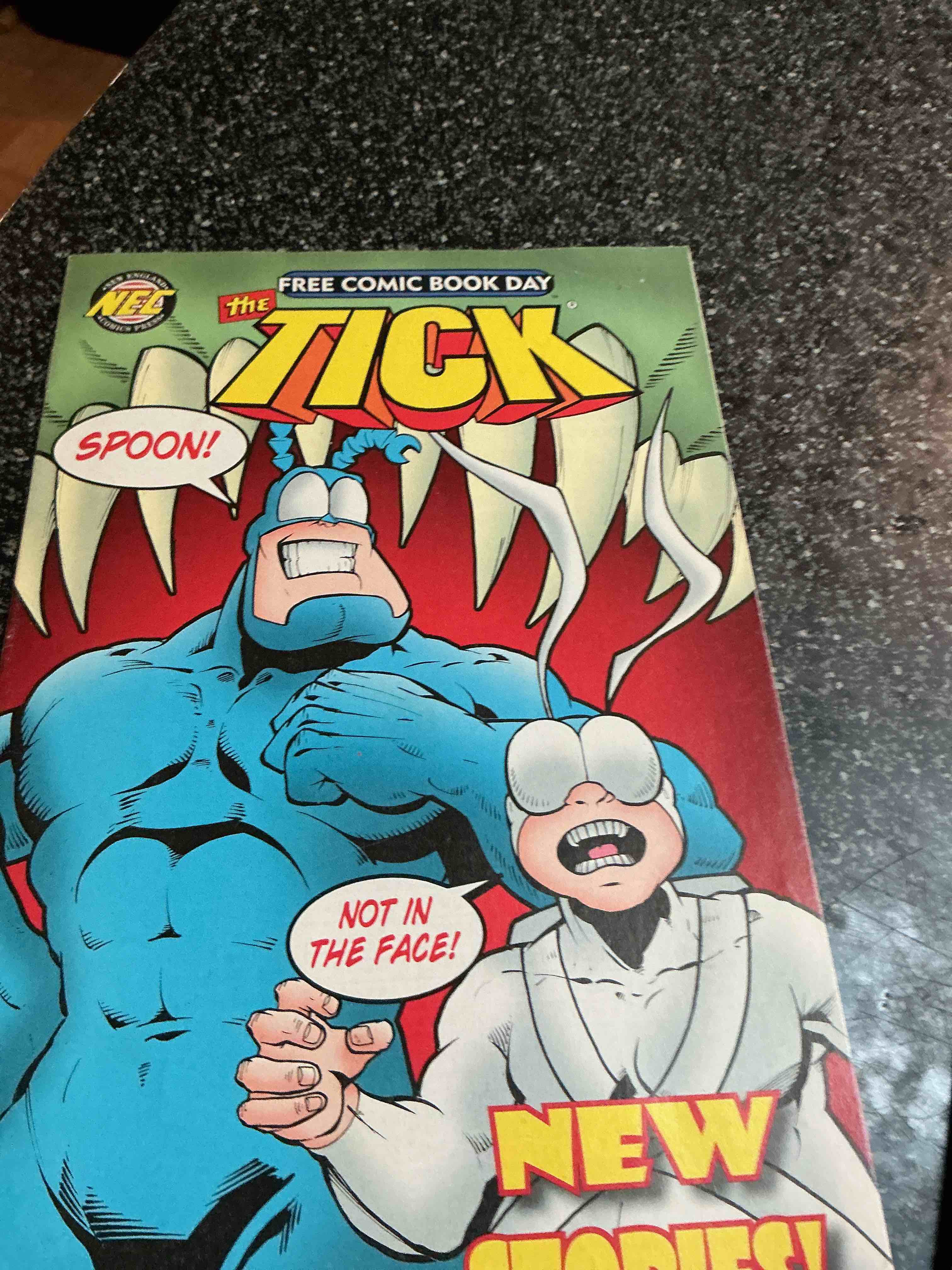 Condition photo showing As Is for NEC The Tick Retro Comic Book 