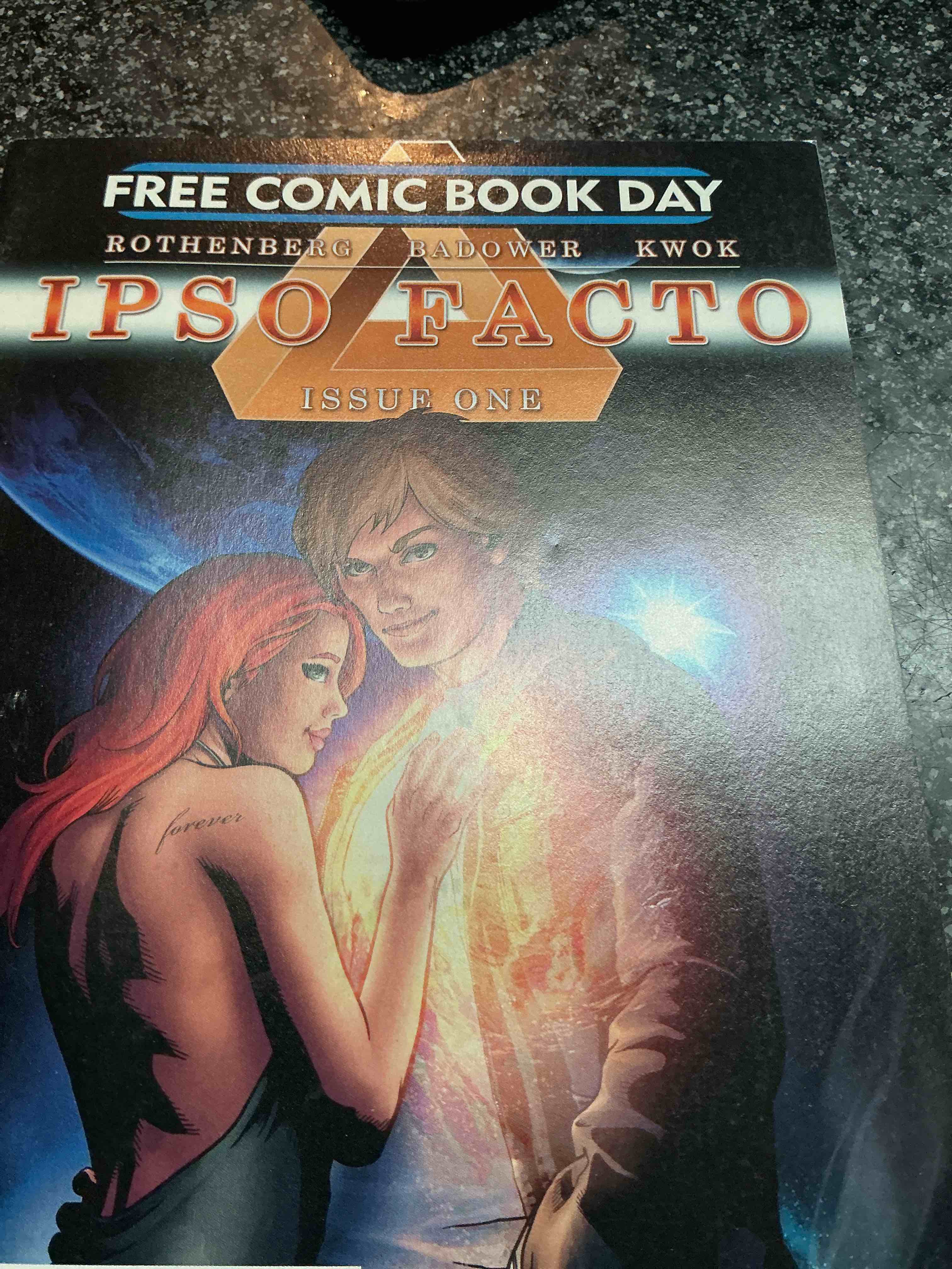 Condition photo showing As Is for Rothenberg Badower Kwok Ipso Facto Retro Comic Book 