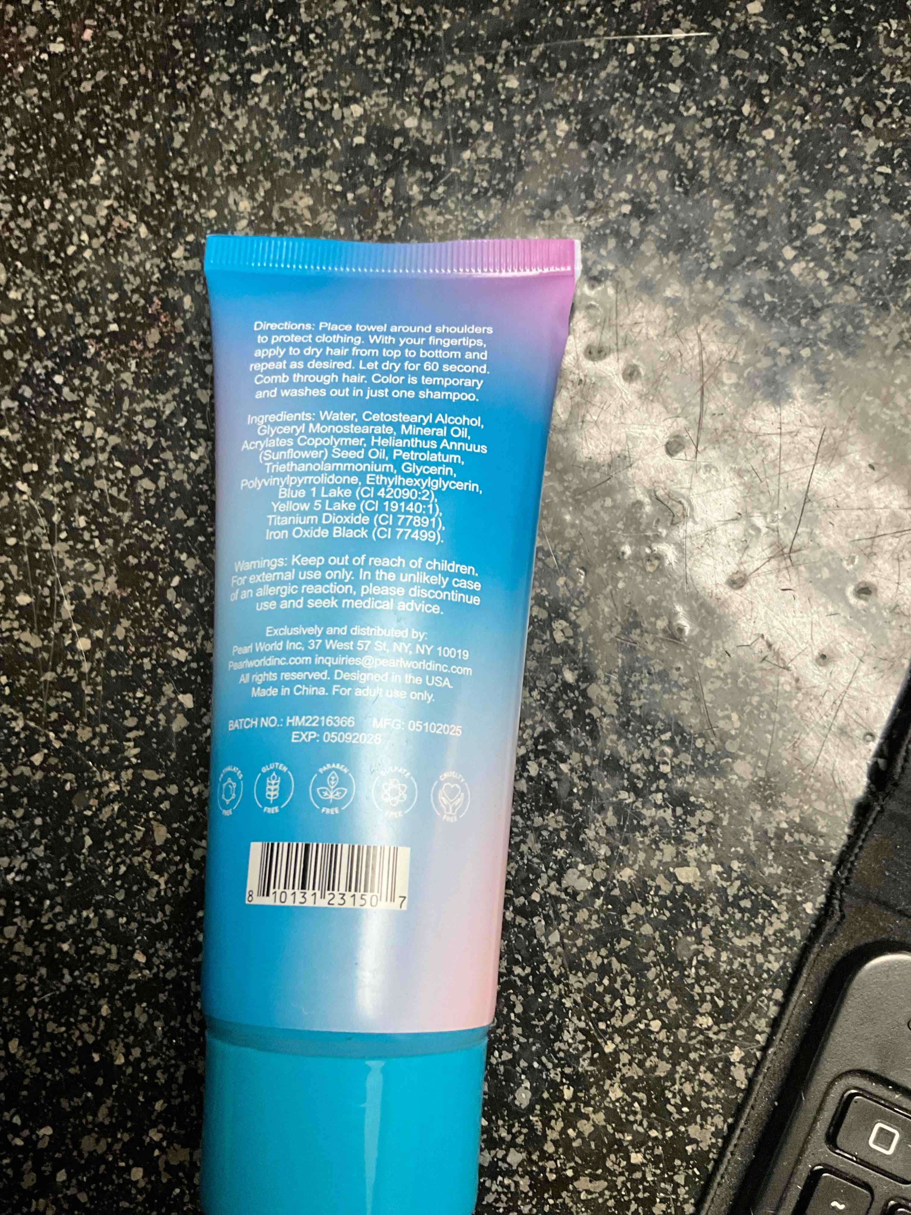 Condition photo showing New/Like New for Smoke & Mirrors - Temporary Hair Color - Bright - Bold & Vibrant - 3.38 oz 