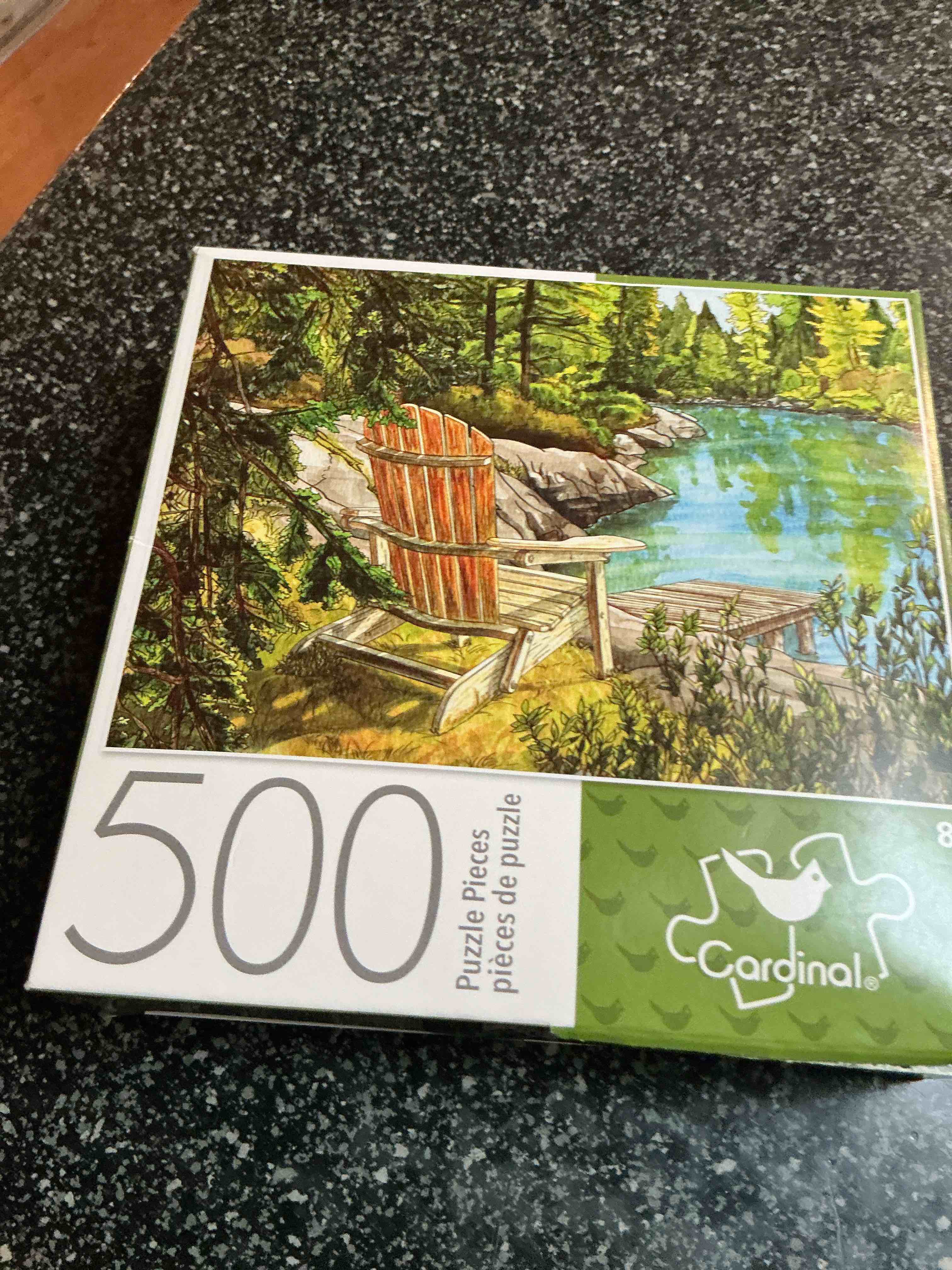 Condition photo showing New/Like New for Cardinal 500 piece Puzzle  
