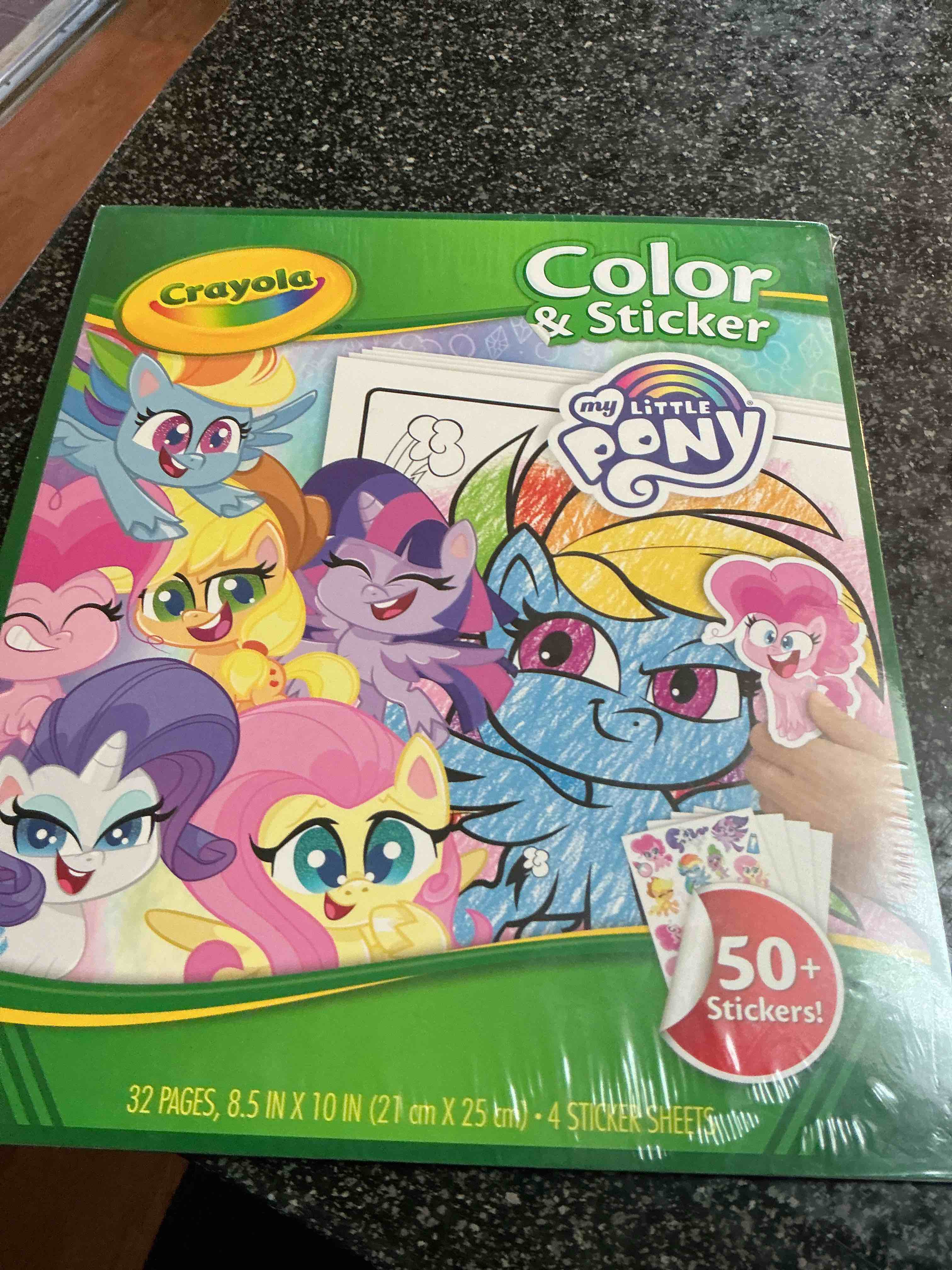 Condition photo showing New/Like New for Crayola Color - My Little Pony  & Stickers 32 Pages 