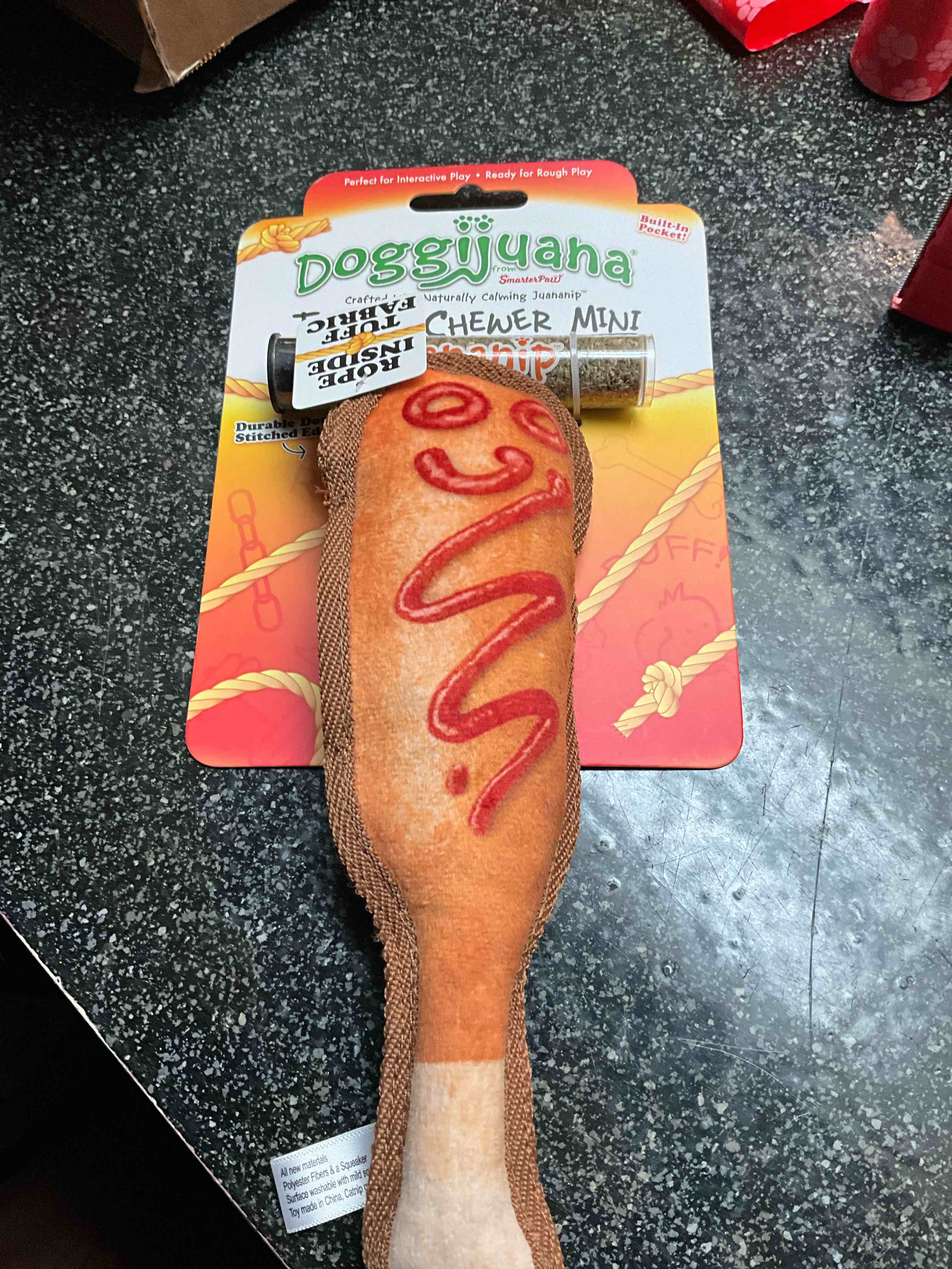 Doggijuana - from Smart Paw - Naturally Calming Junanip - Tuffer Chewer Mini 