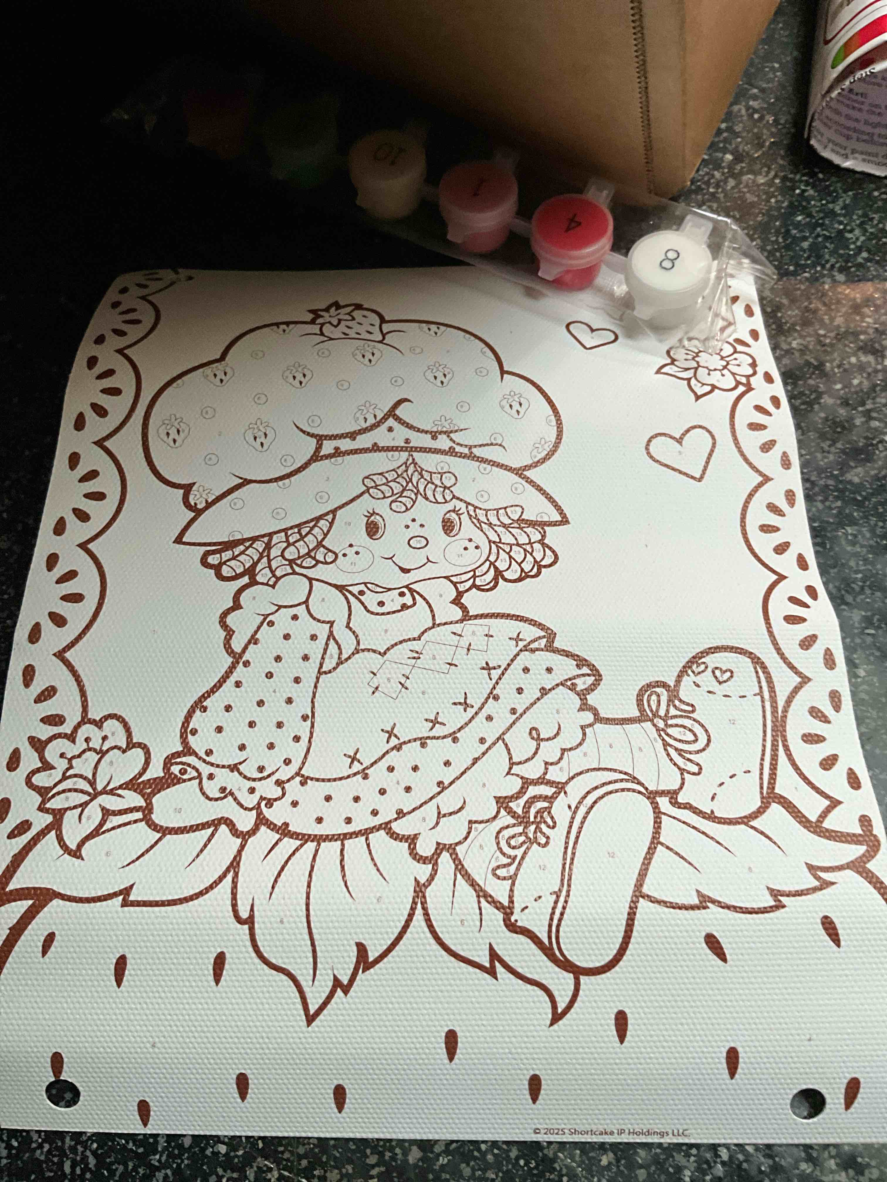 Strawberry Shortcake - Paint by Number - Wall Art 