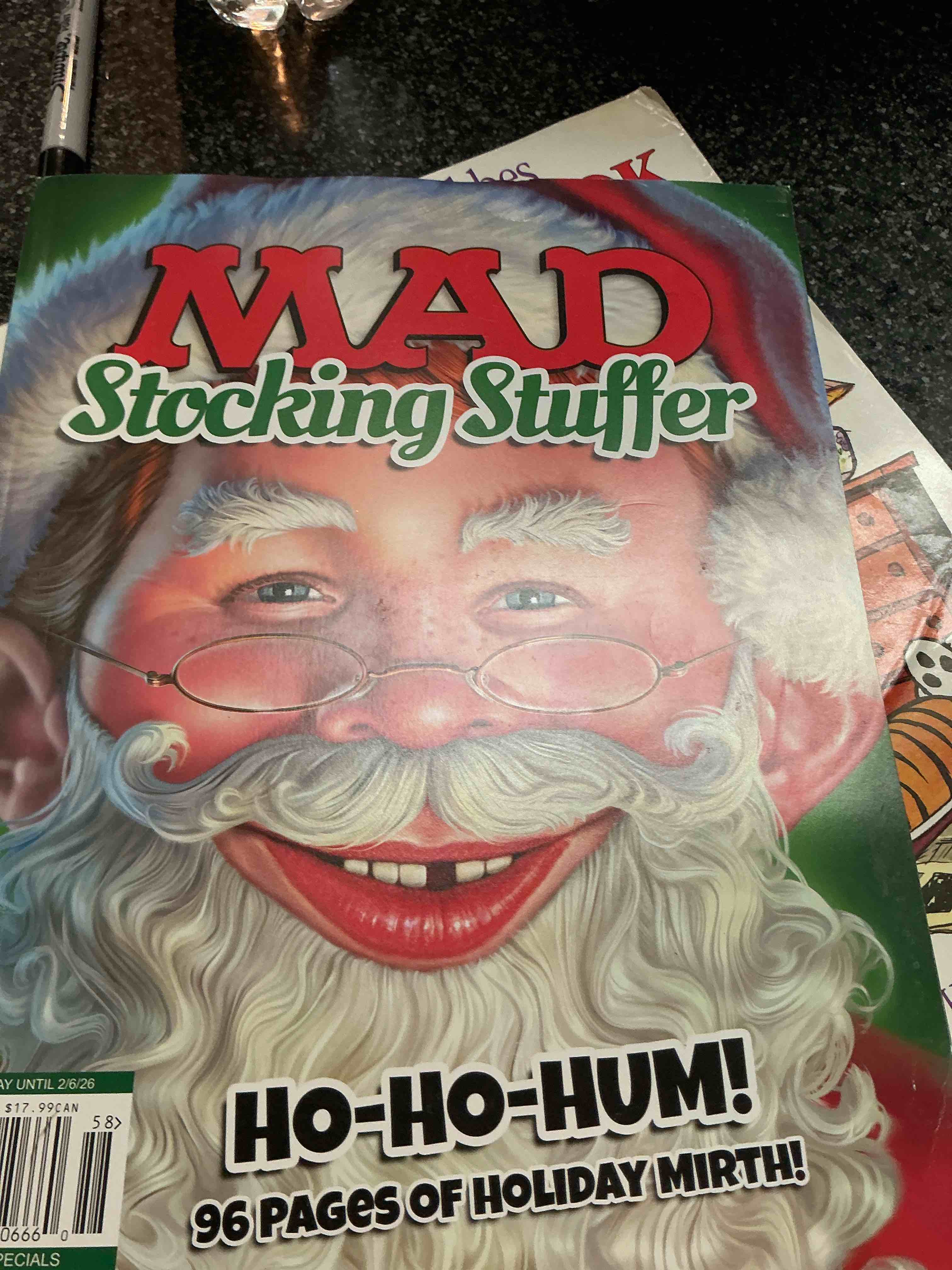 Mad Spoofs Movie Classics Magazine Stocking Stuffer 96 Pages Of Holiday Mirth 