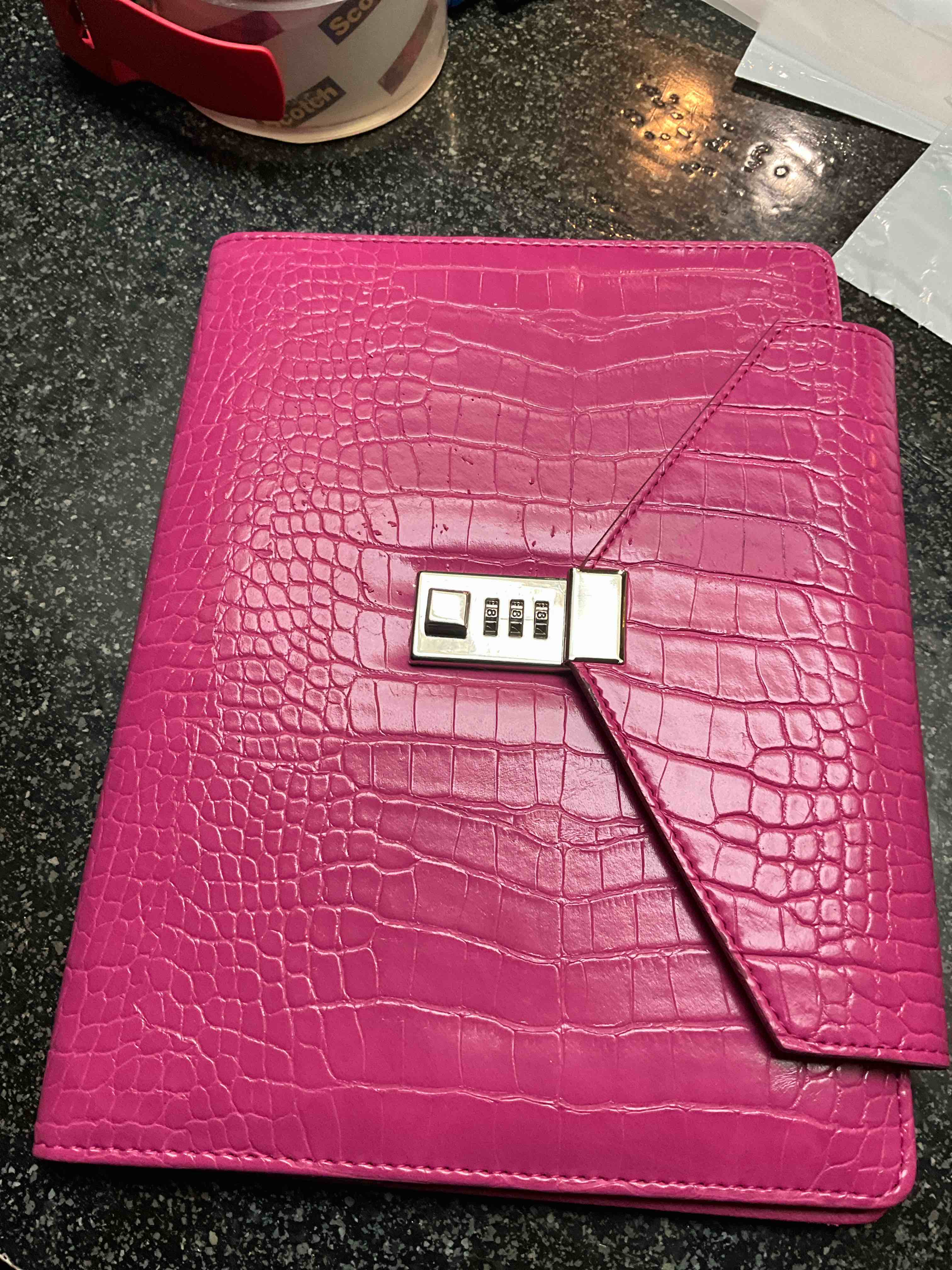 Hot Pink - Locking - Tablet Holder