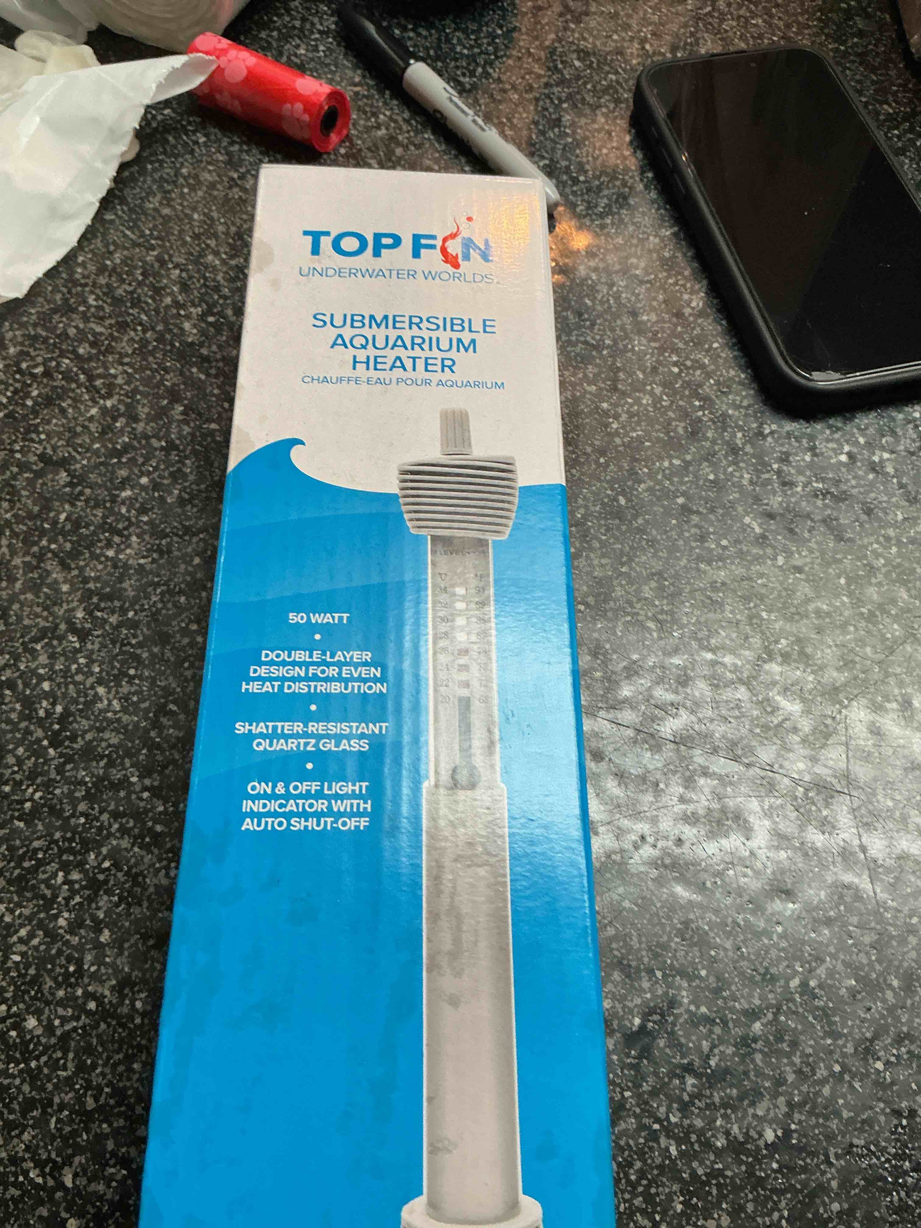 Top-Fin Submersible Aquarium Heater 