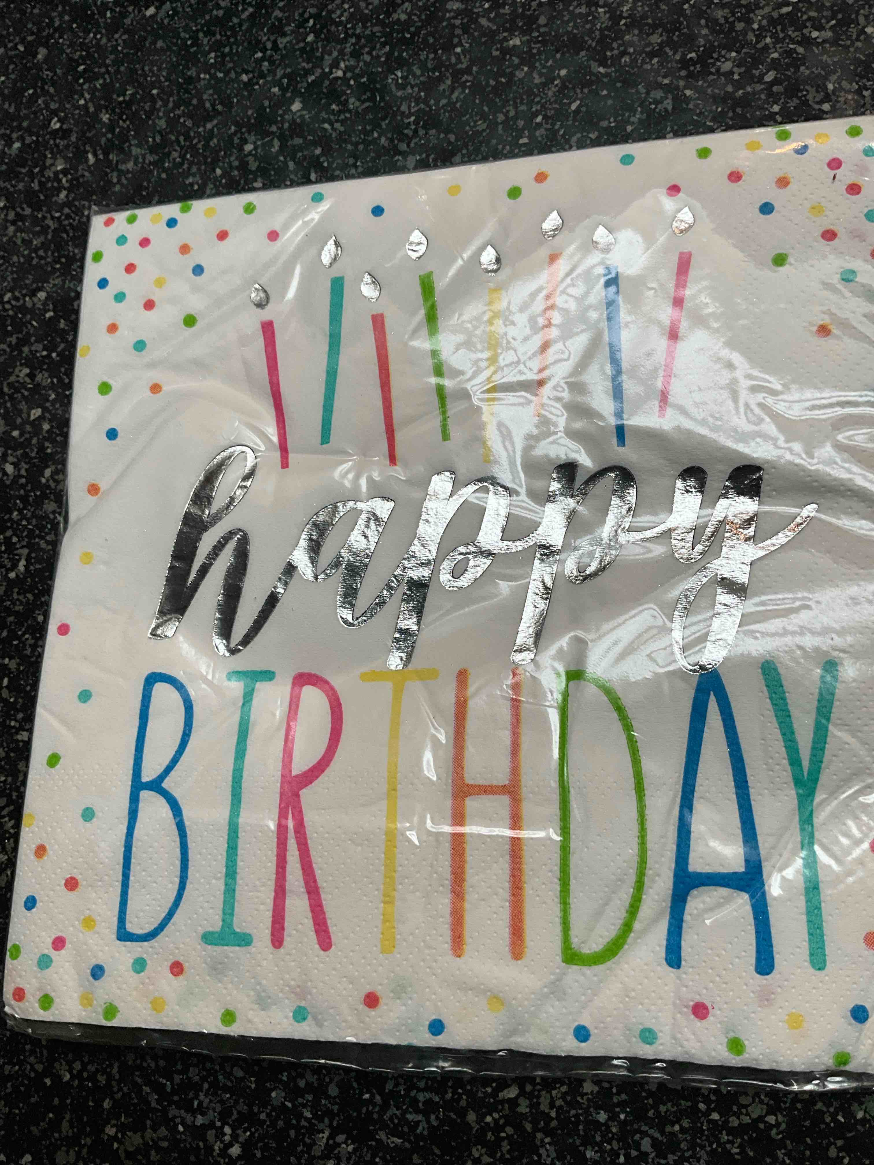 Happy Birthday Napkins - 16ct - 2ply 