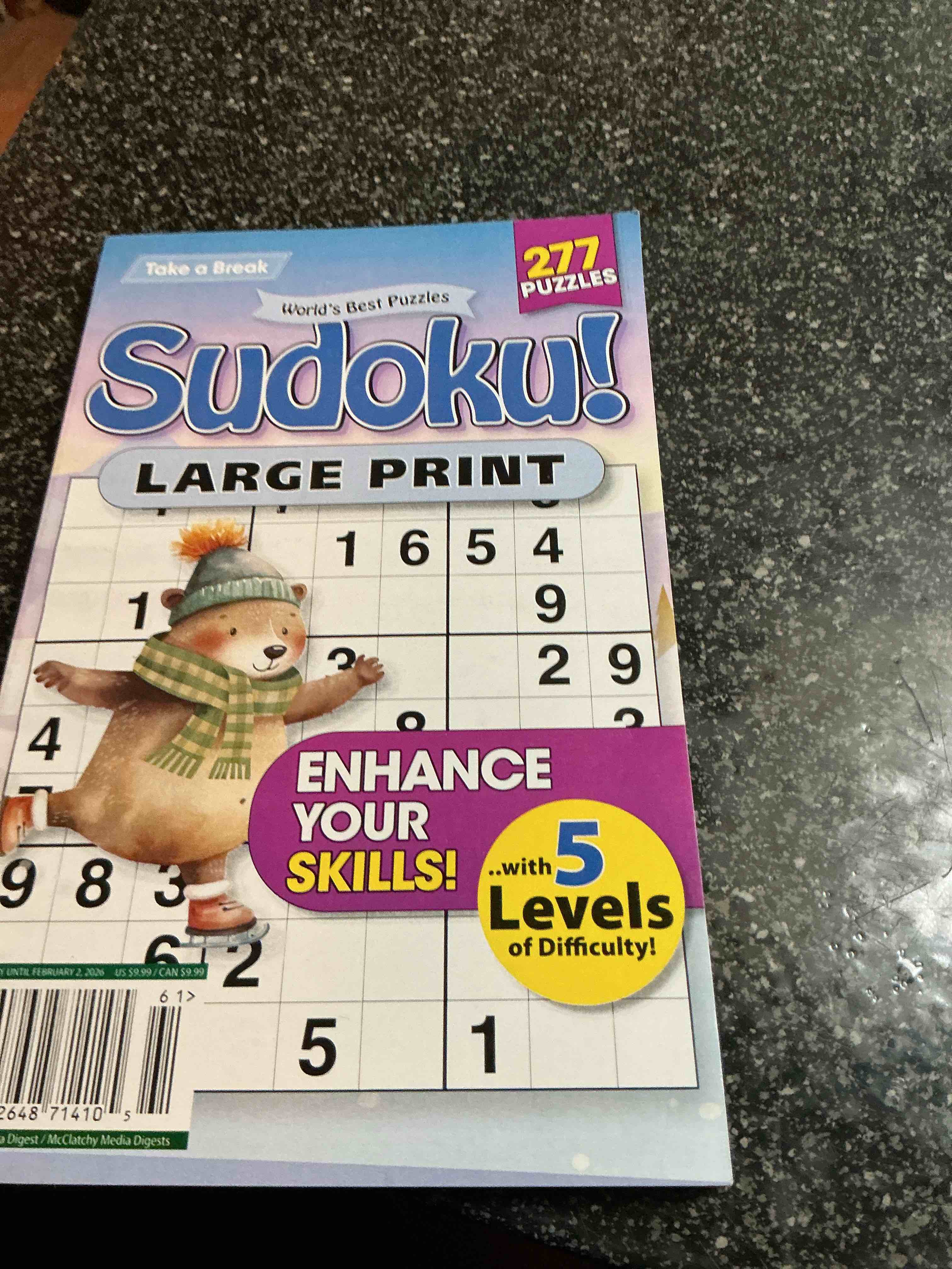 World’s Best Puzzle Sudolu Large Print 277 Puzzles 