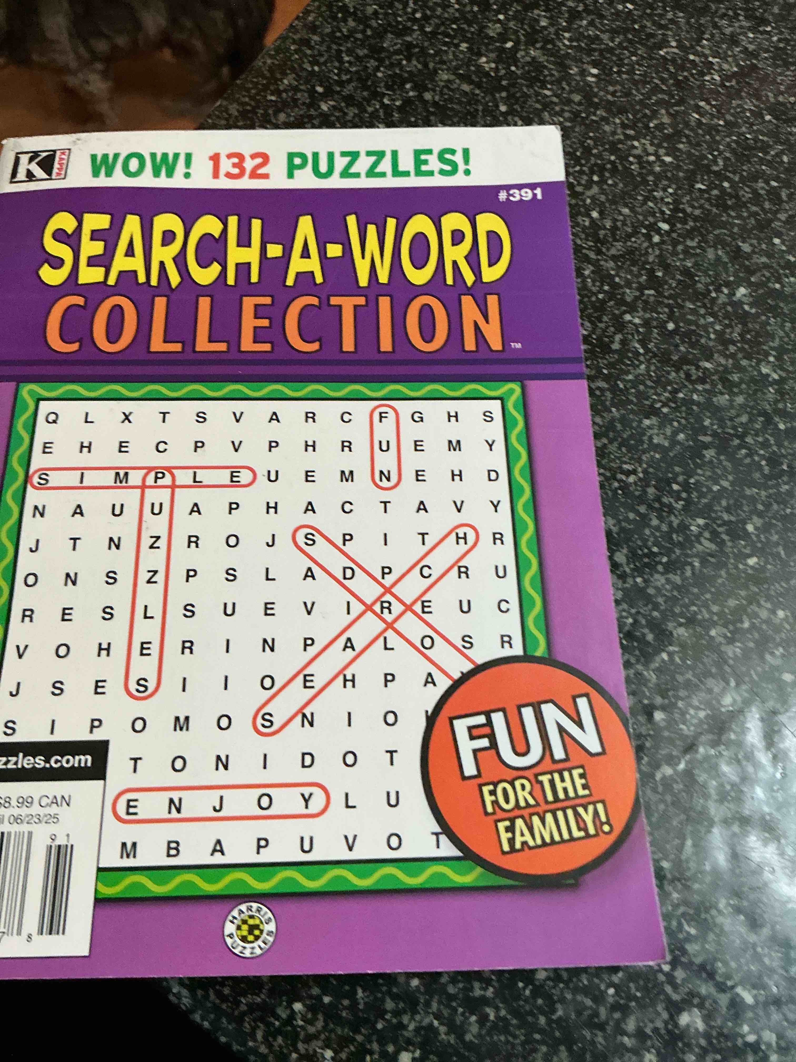 Kappa Wow 132 Puzzles Search - A - Word Collection 