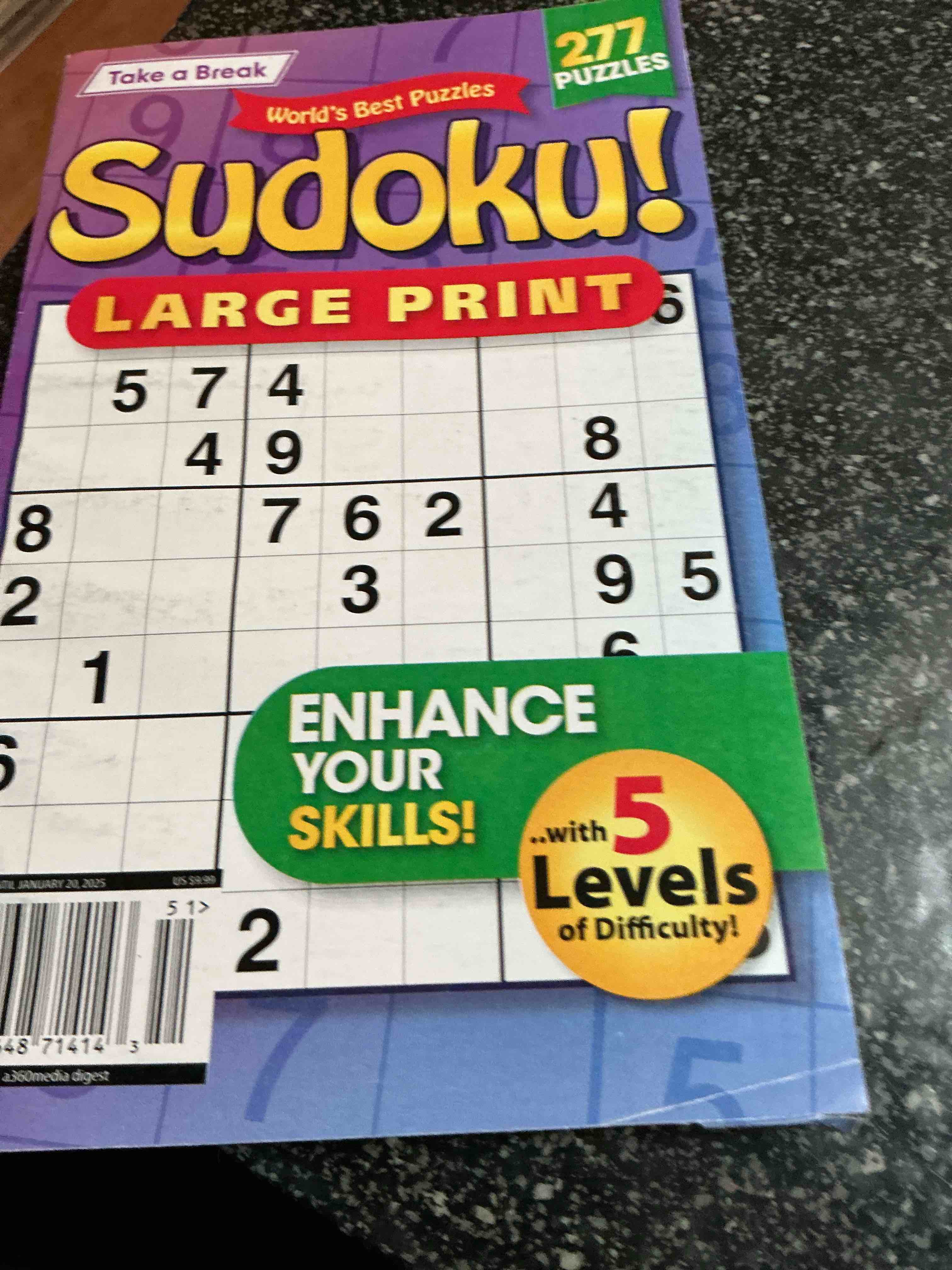 Take A break Worlds Best Puzzles 277 Puzzles Sudoku! 