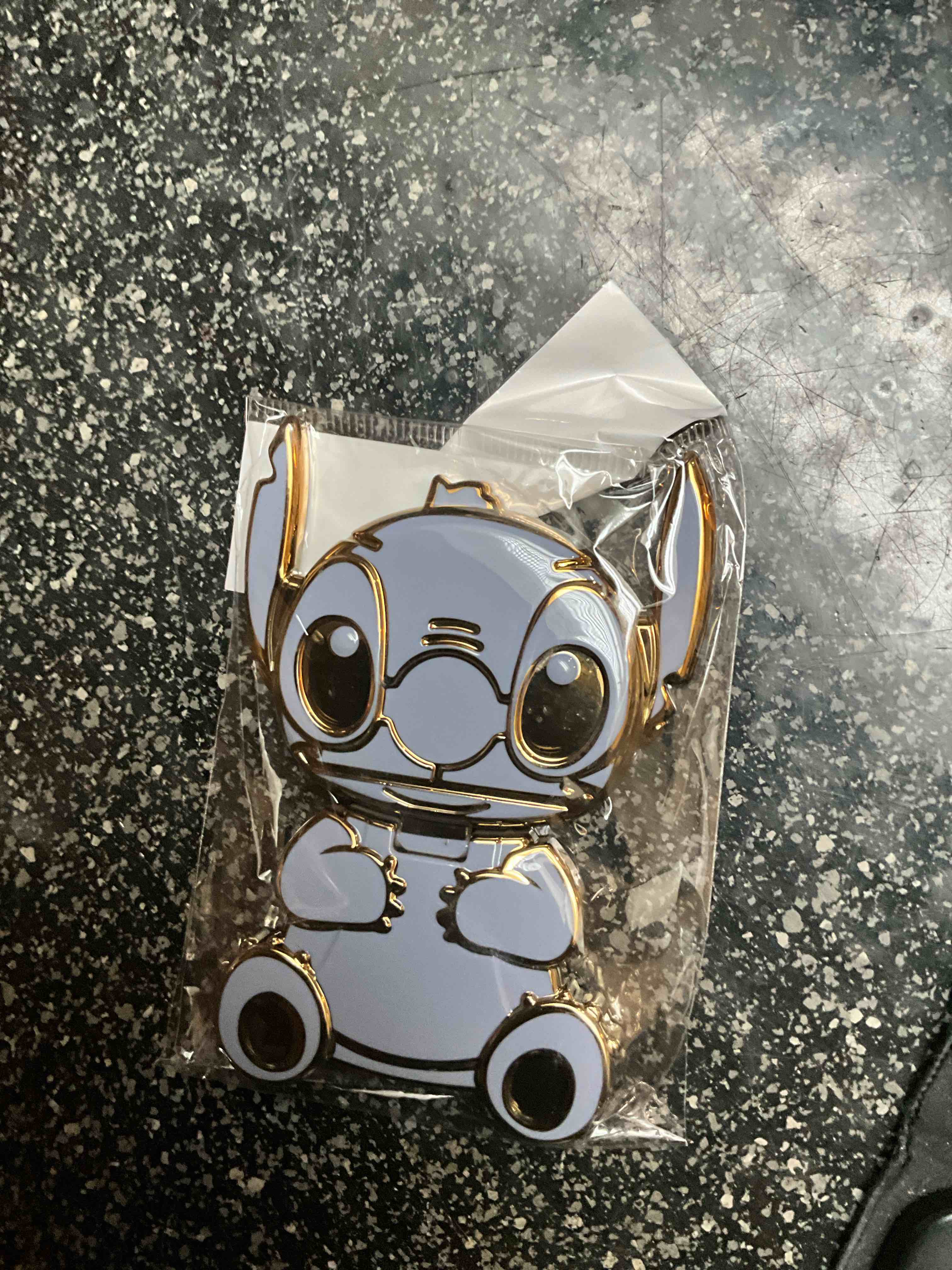 stitch style phone holder with mirror - functions as a universal grip stand 