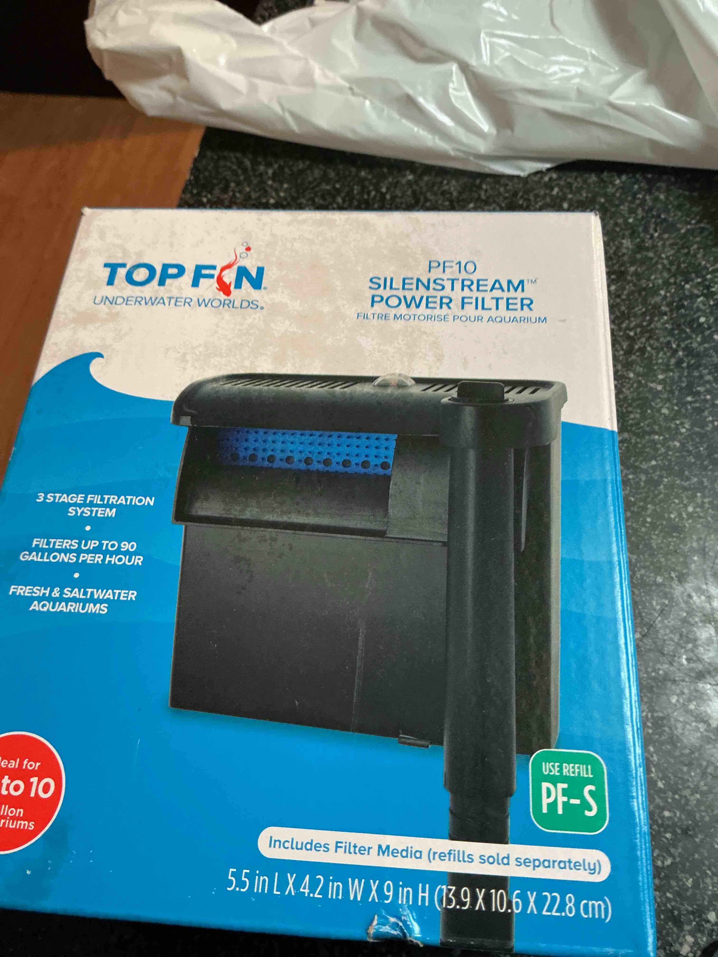 top - fin pf10 silenstream power filter 