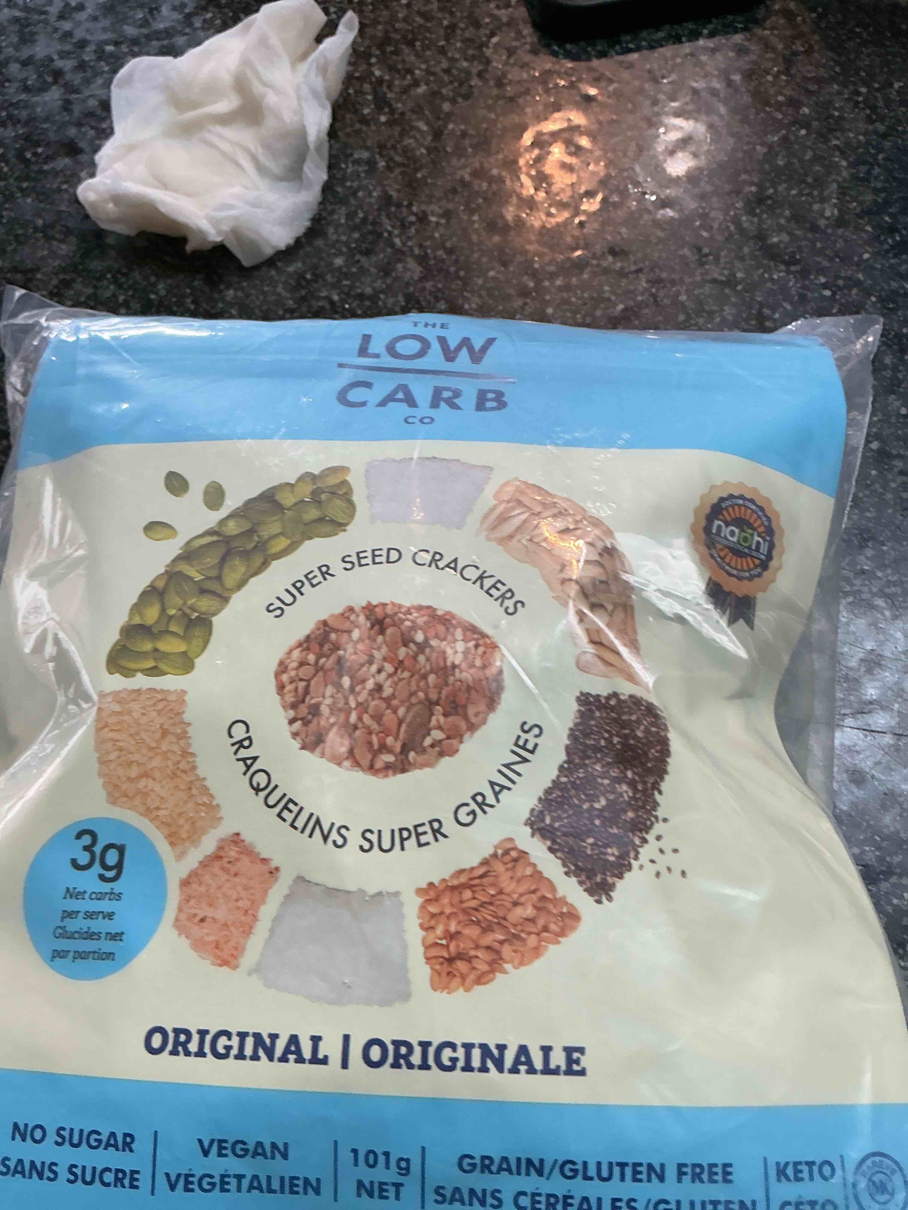 The Low Carb. Original Super Seed Crackers 