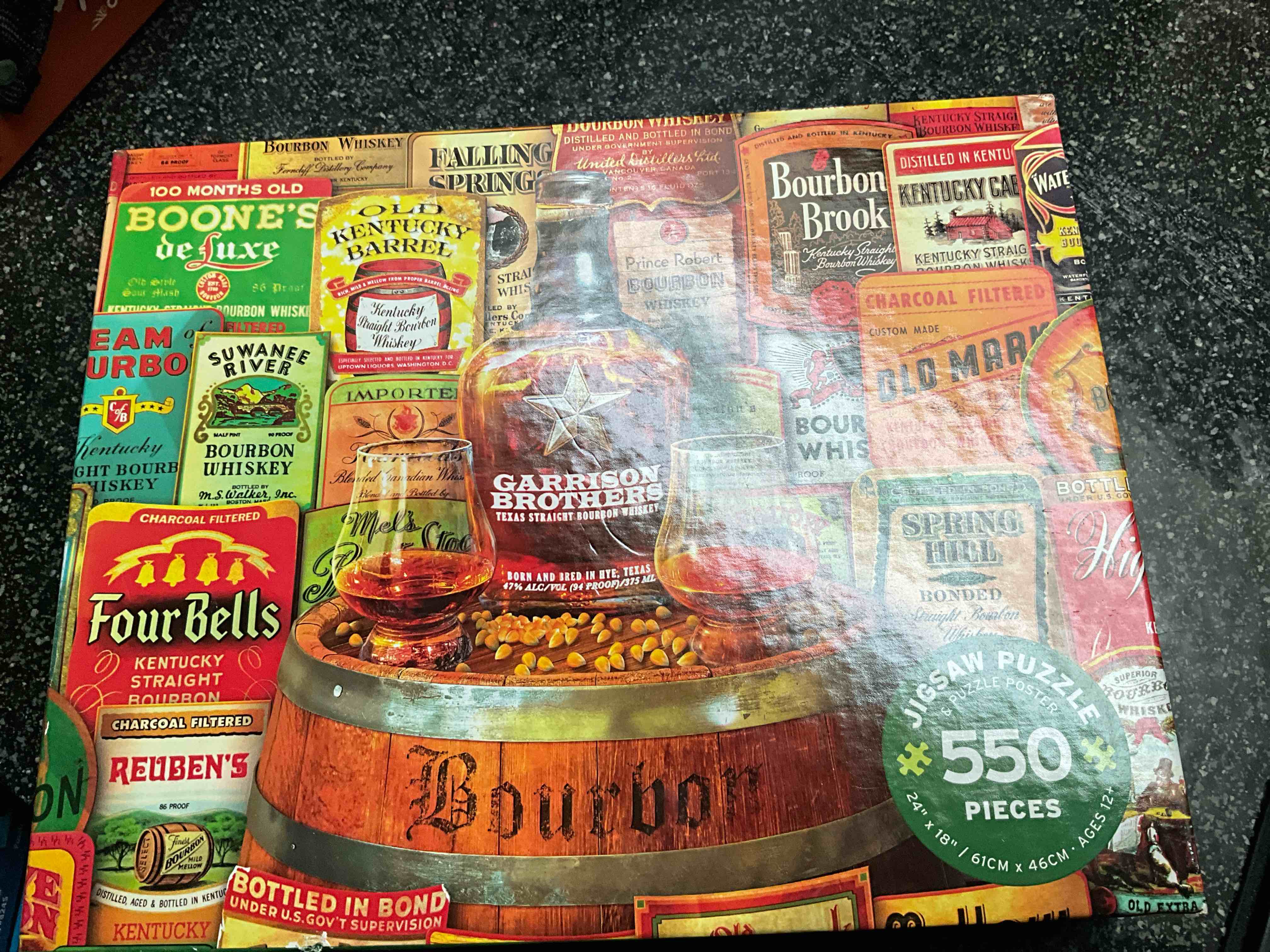 Best Bourbon - Jigsaw Puzzle - 550 Pieces - 24 x 18 