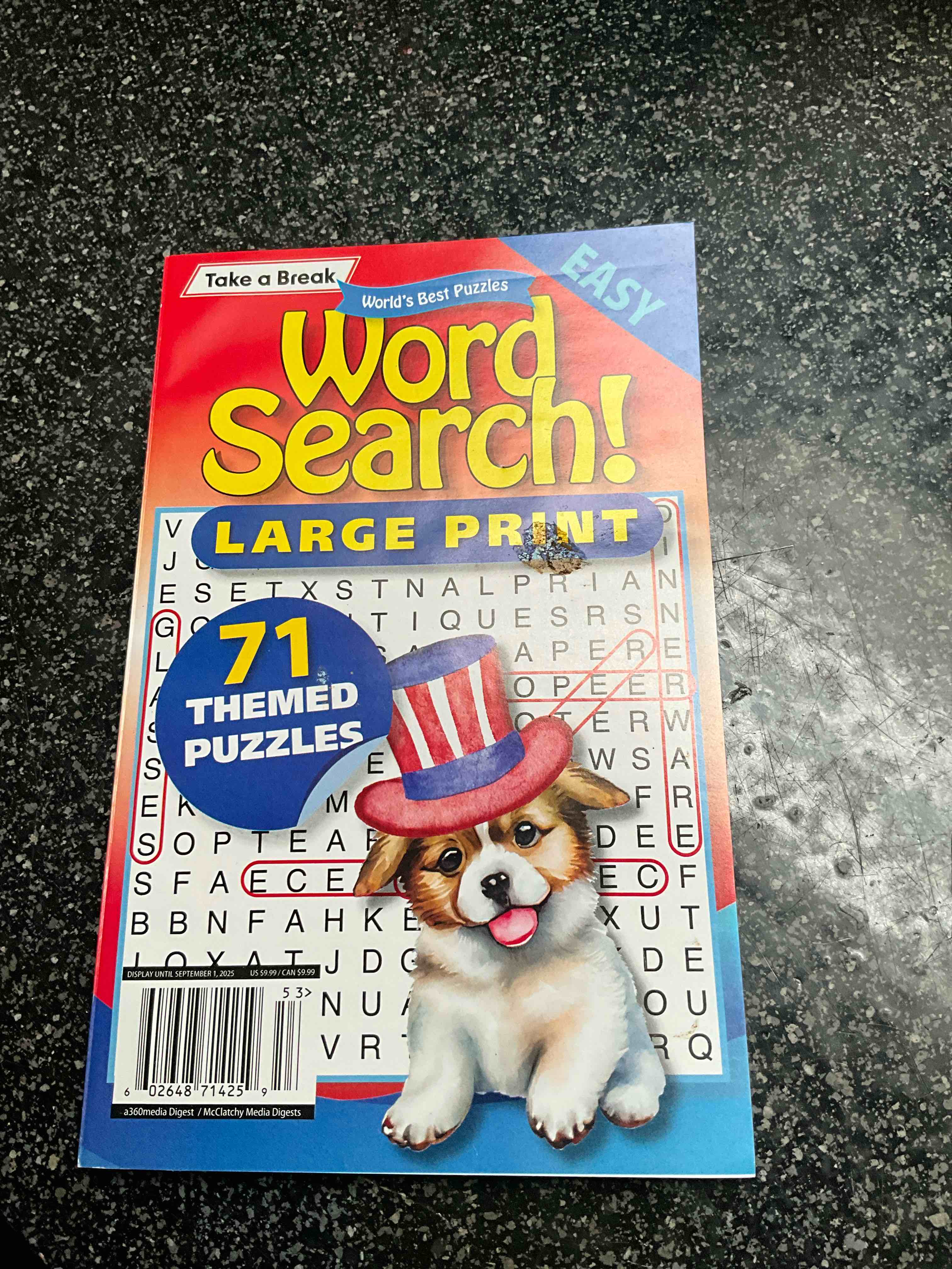 Take A Break - Easy - World’s Best Puzzles - Word Search - Large Print - 71 Themed Puzzles 