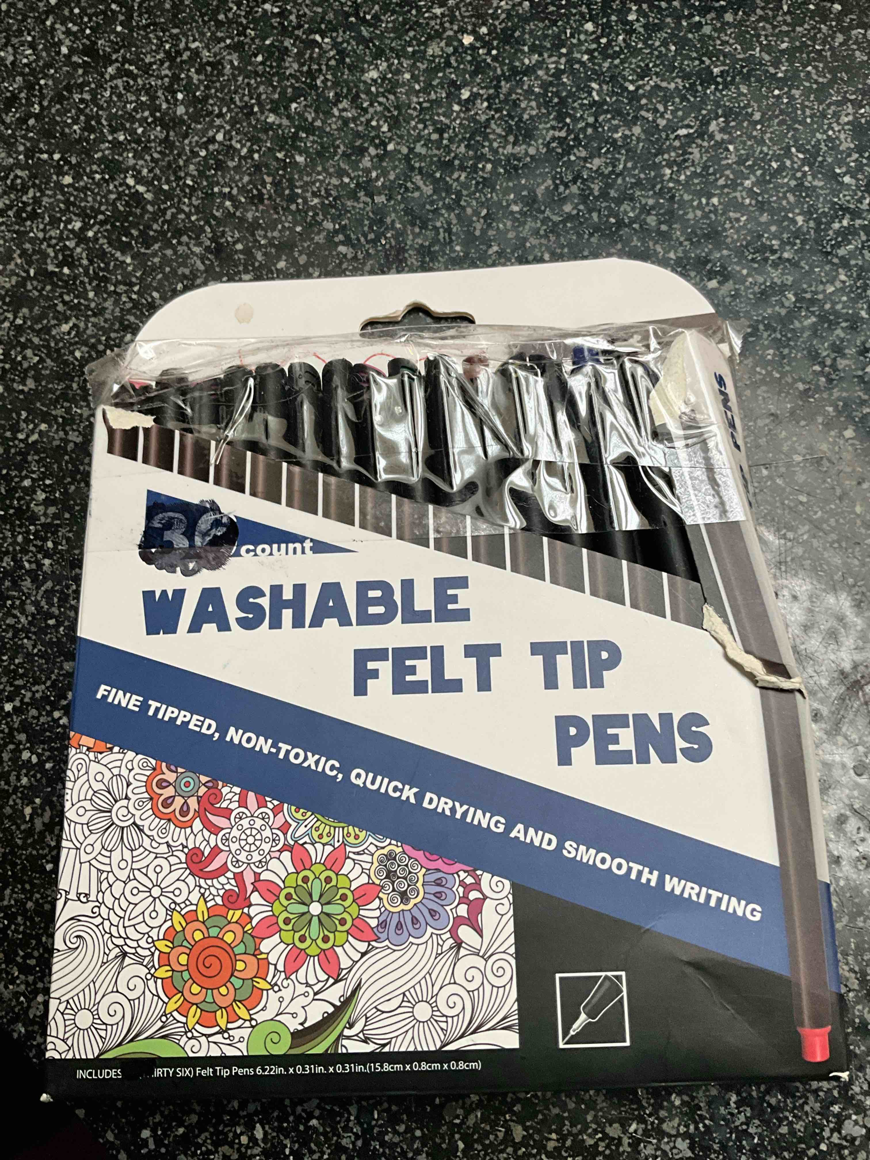 32 count - Washable Felt Tip Pens 