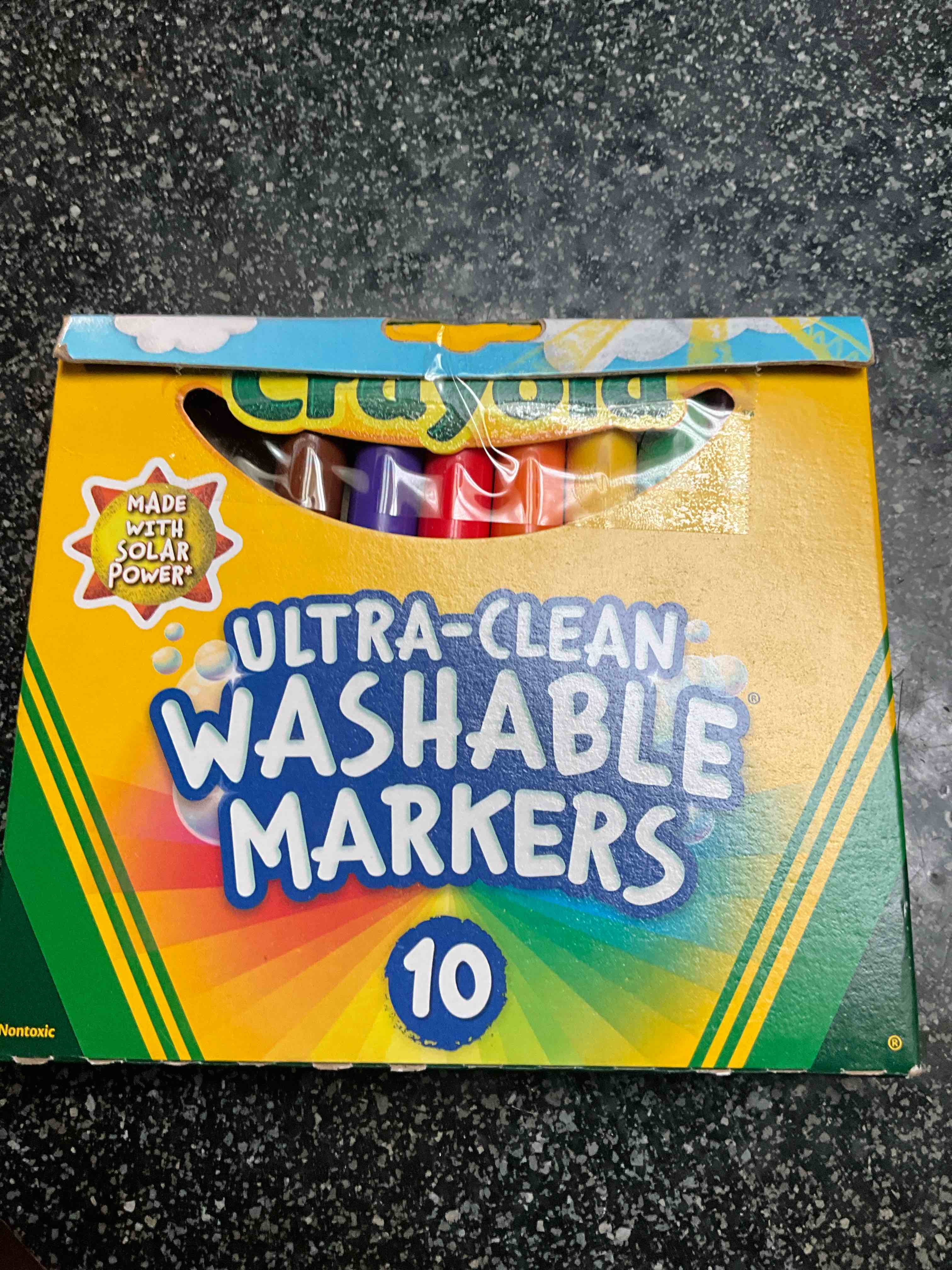 Crayola Broad Line Markers 8 ct - (missing black & blue) 