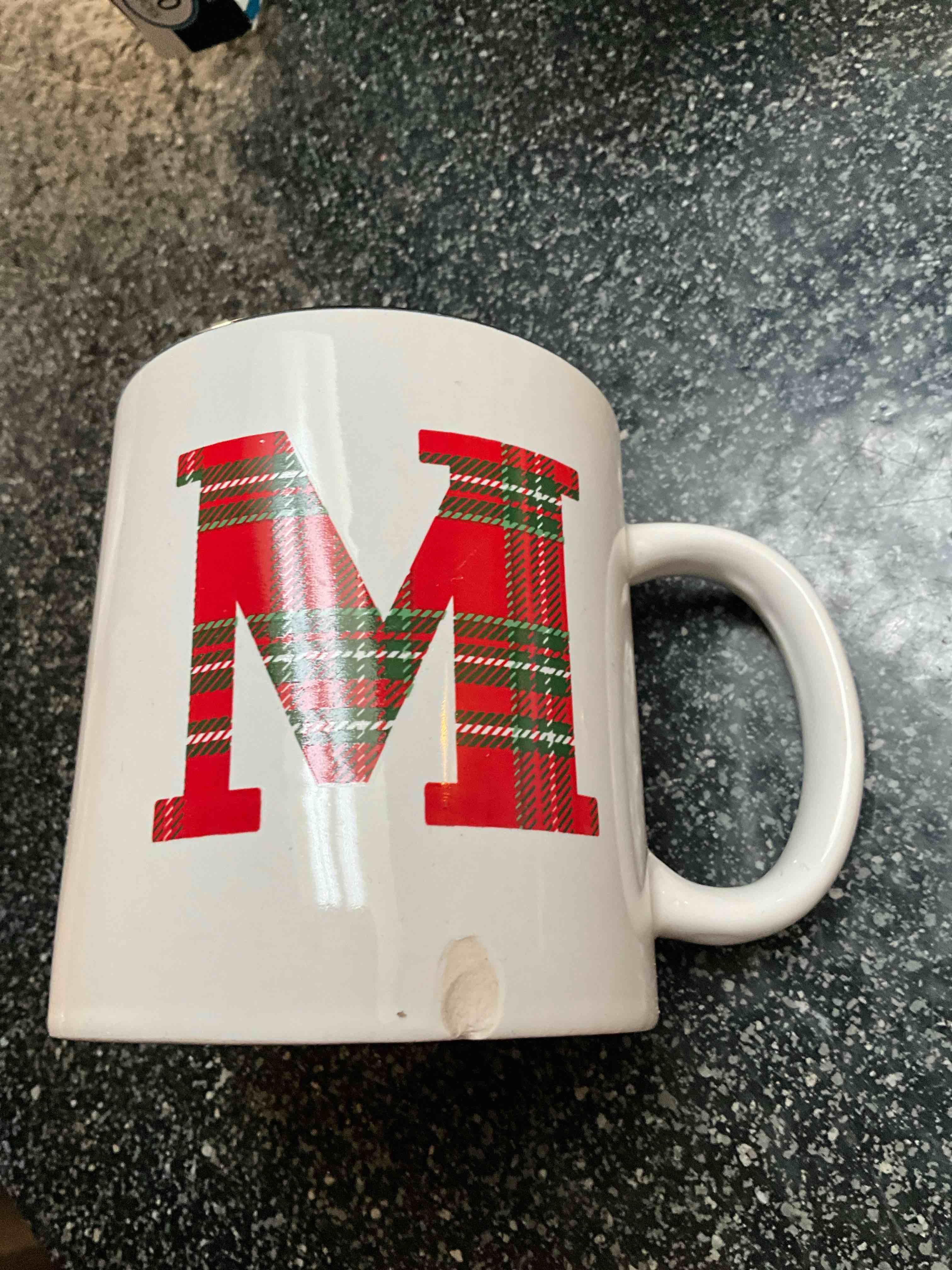20 oz - Monogram Coffee Mug - “M” 